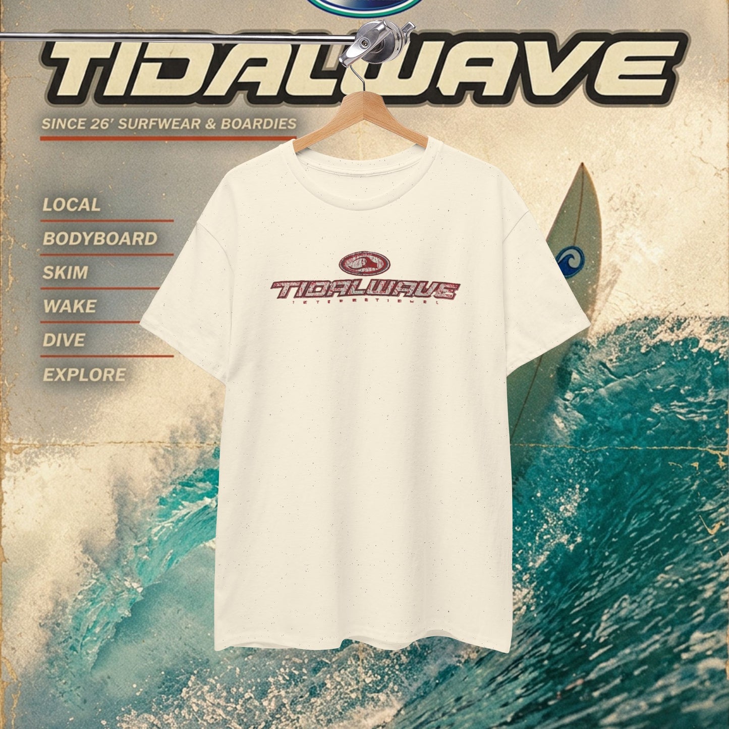 Tidalwave "Distressed International" - Tee
