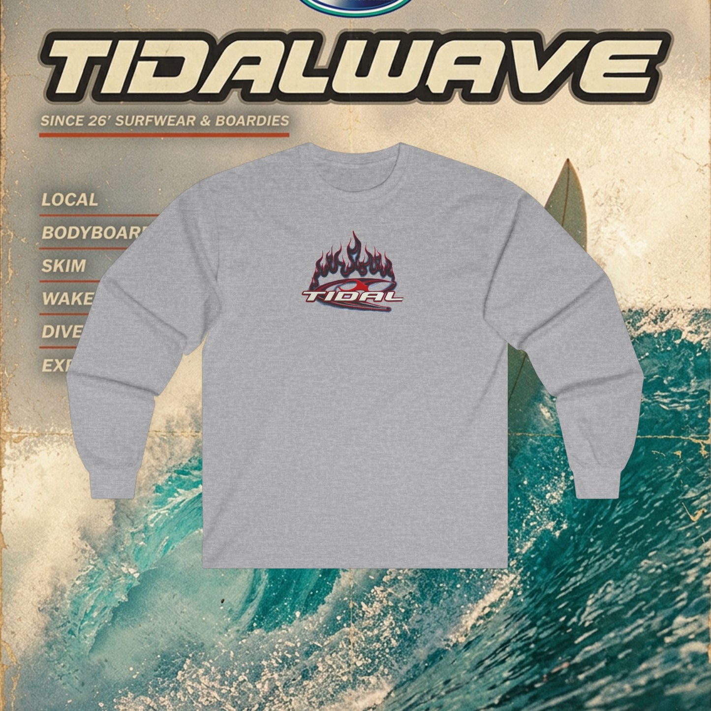 TidalWave "Burning Passion" - Longsleeve