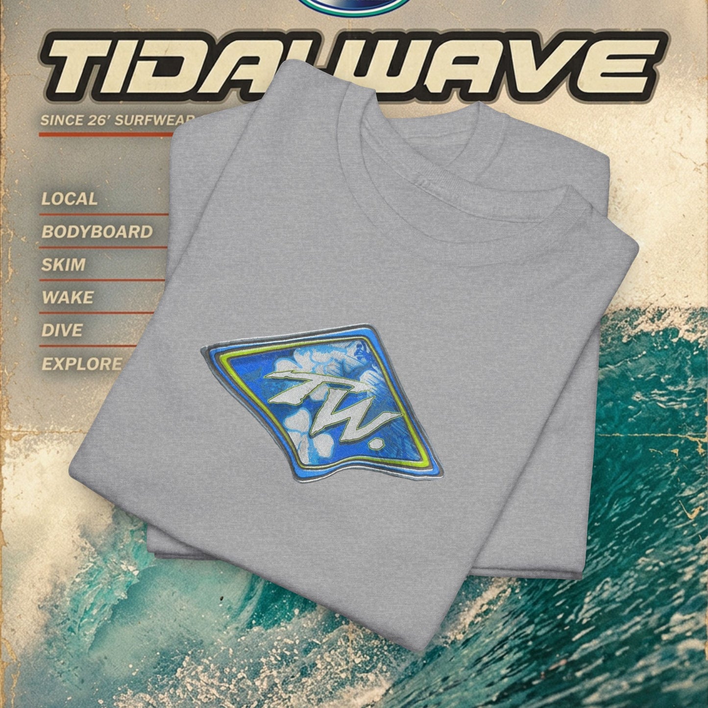 TW - "Flowers Surf" - Tee