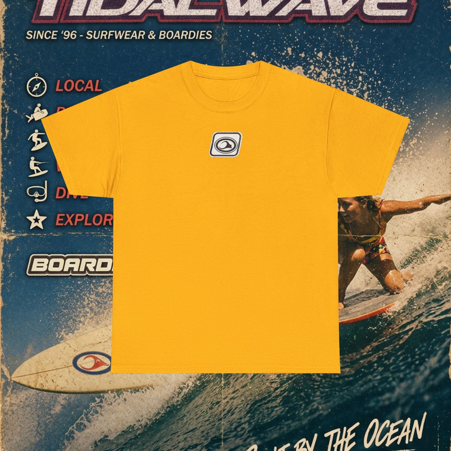 TidalWave "Blue and White" Bar logo - Tee
