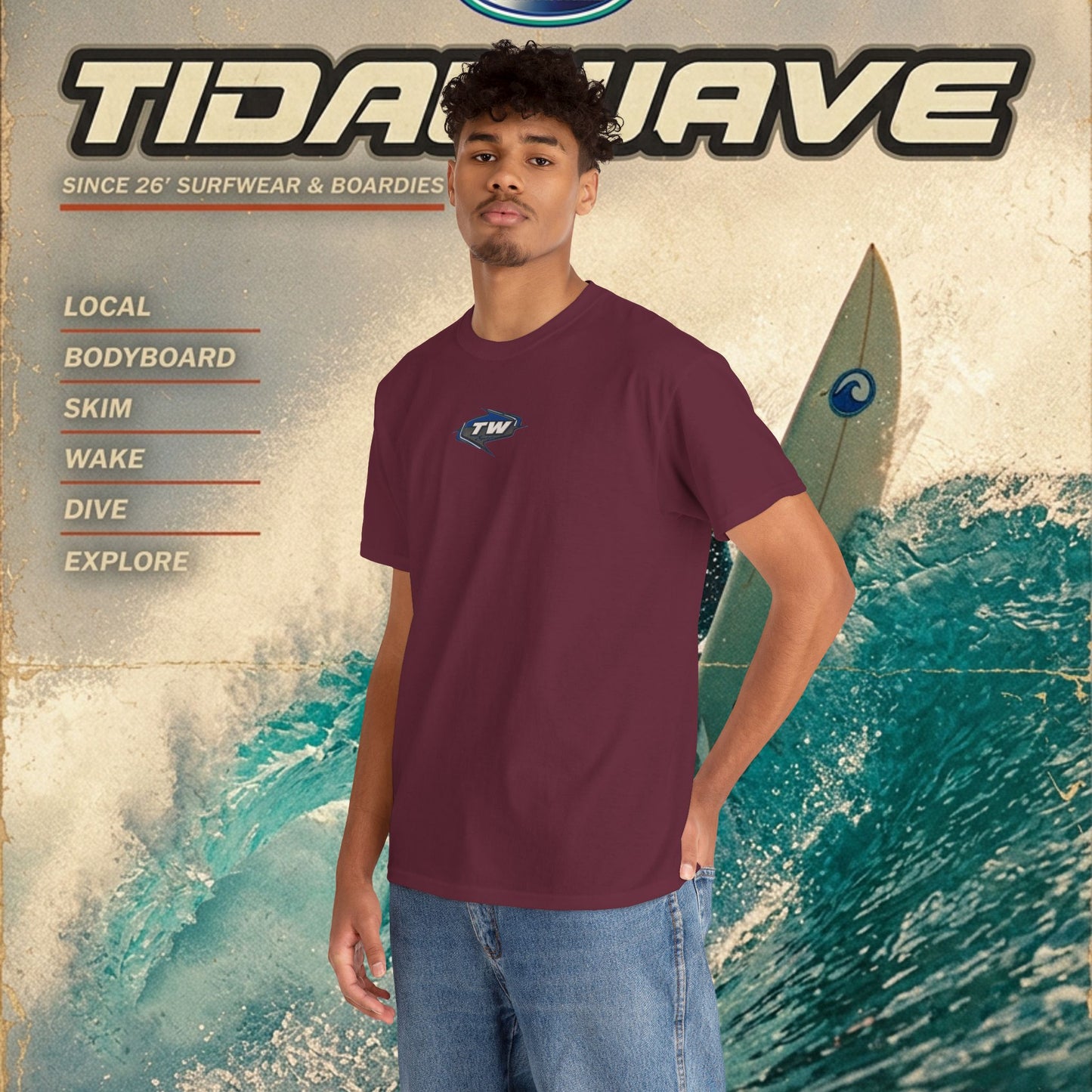 Tidalwave 'TW Sport' Logo Tee