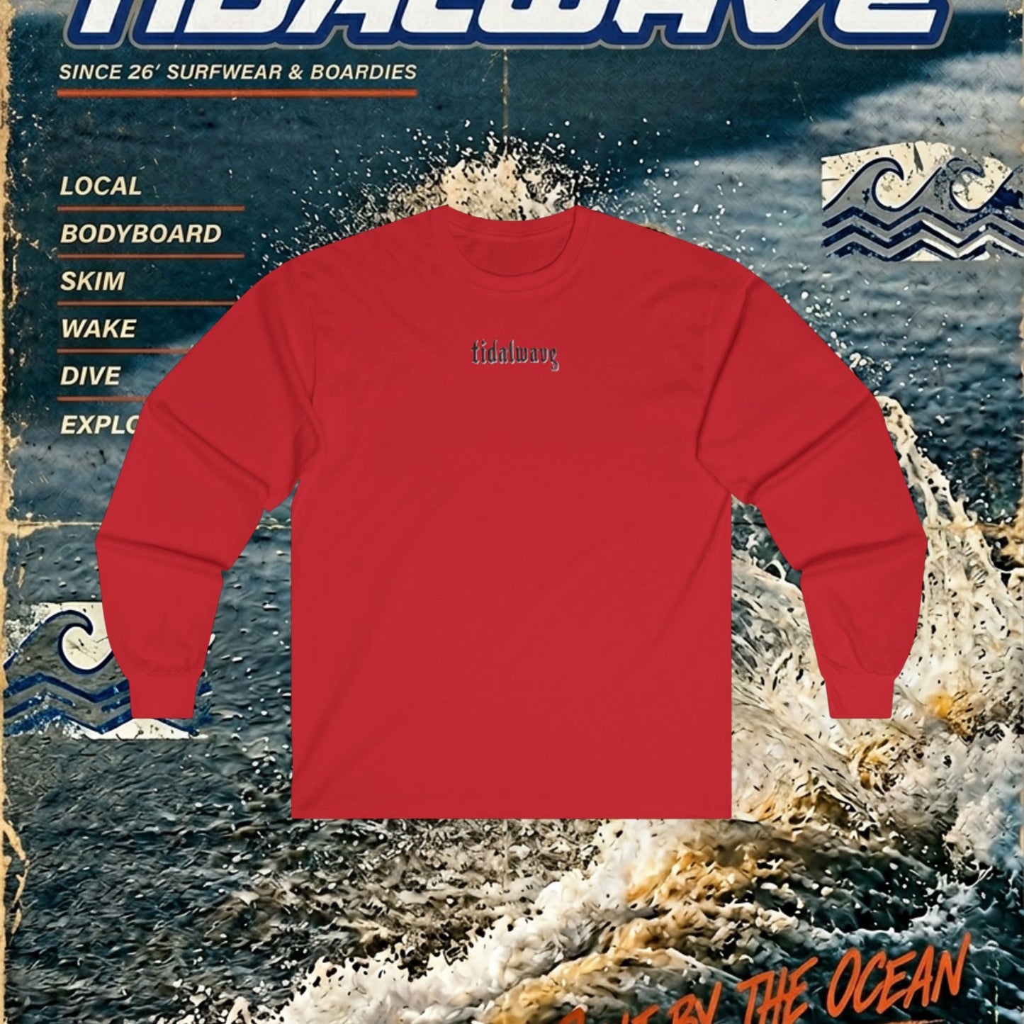 Tidalwave 'Minimalist Crest Logo' - Longsleeve