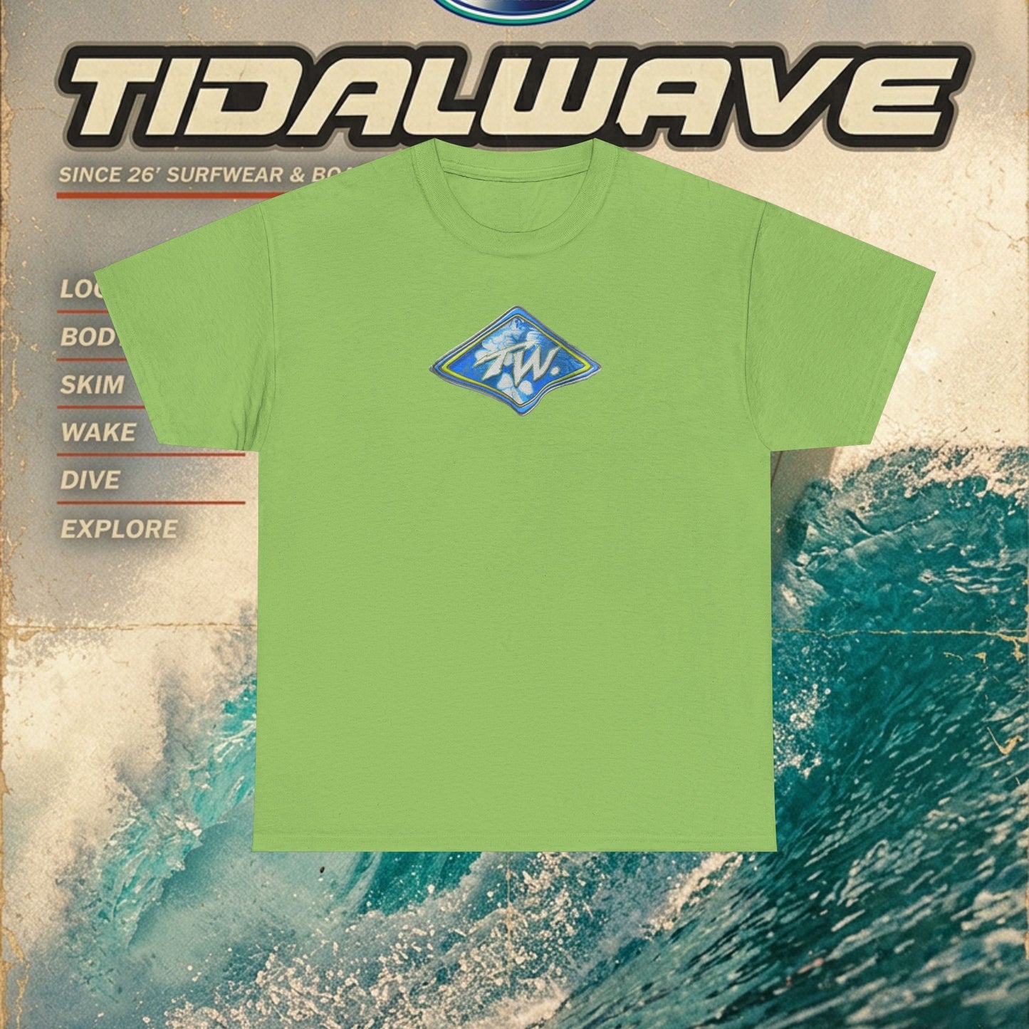 TW - "Flowers Surf" - Tee