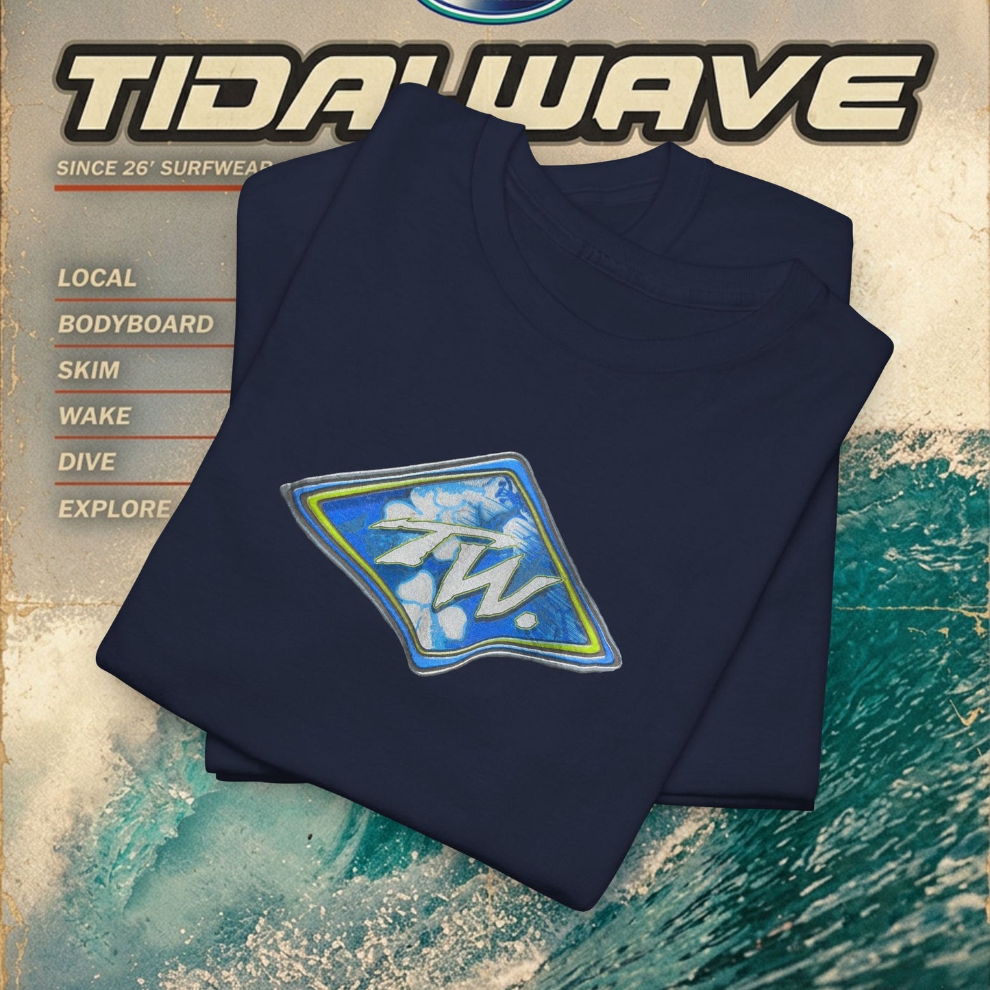 TW - "Flowers Surf" - Tee