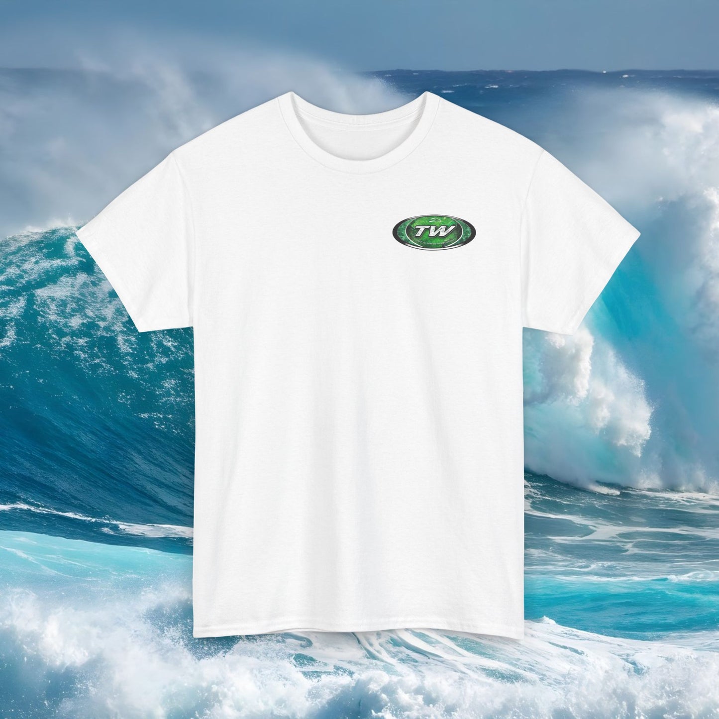 Green Oval 'Tidalwayzz' Logo - Tee