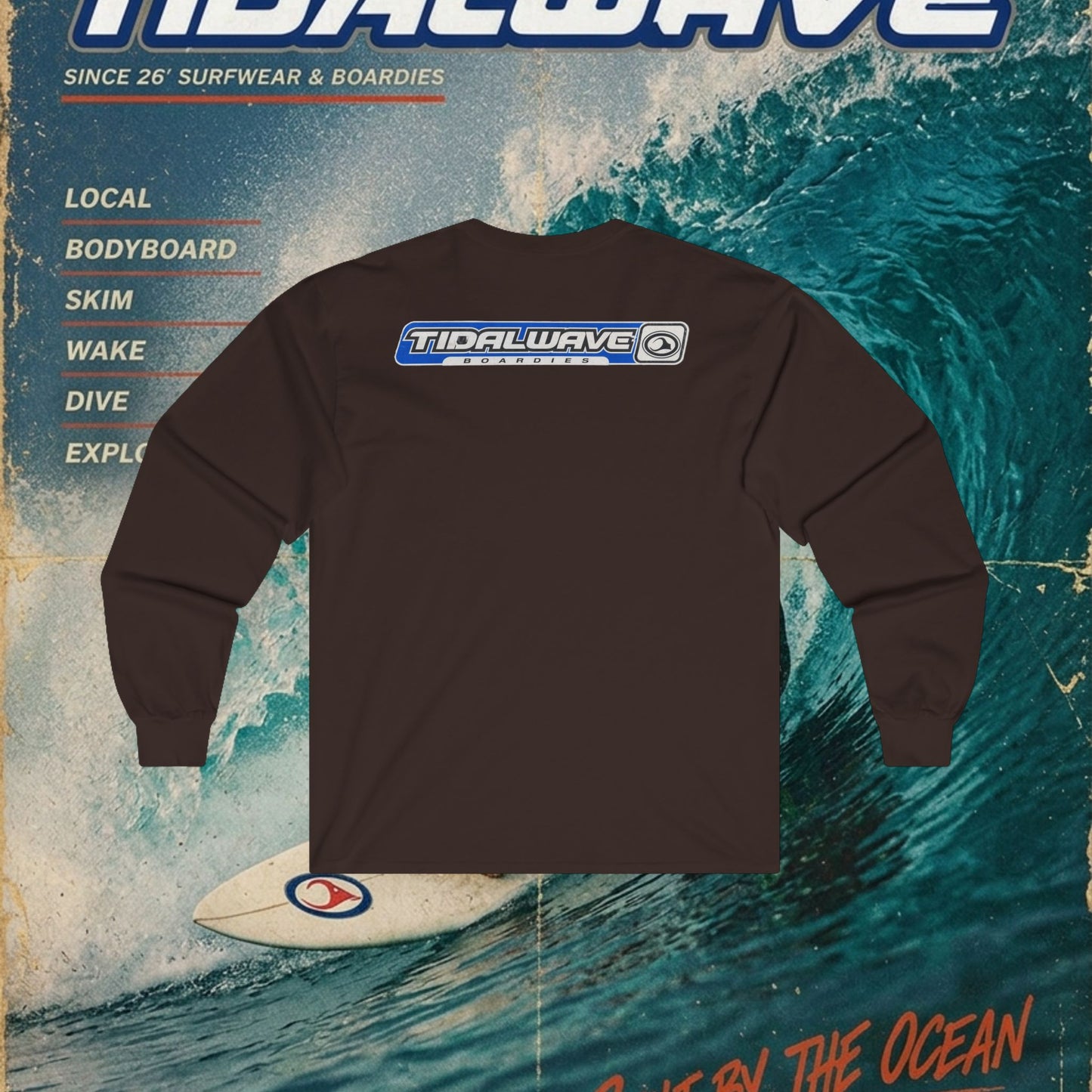 TidalWave "Blue and White" Bar logo - Tee