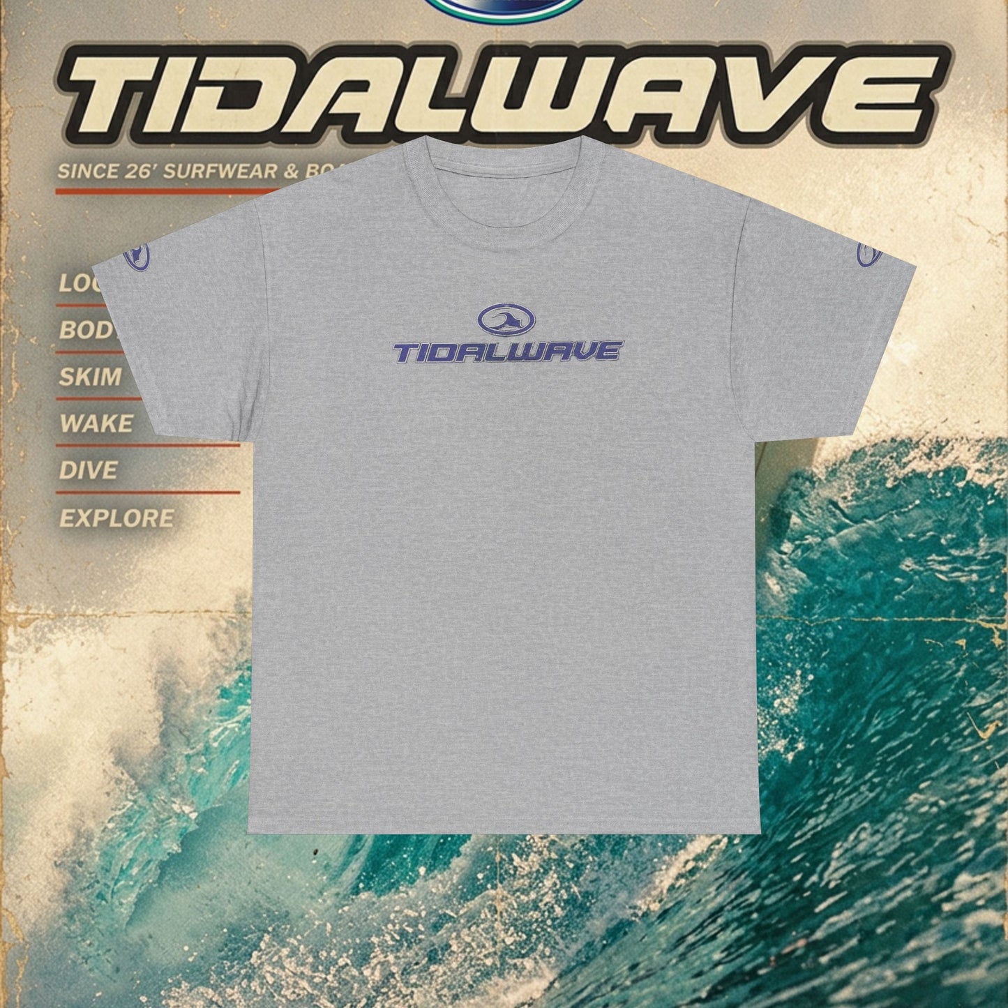Tidalwave "Plain Outine" Logo - Tee