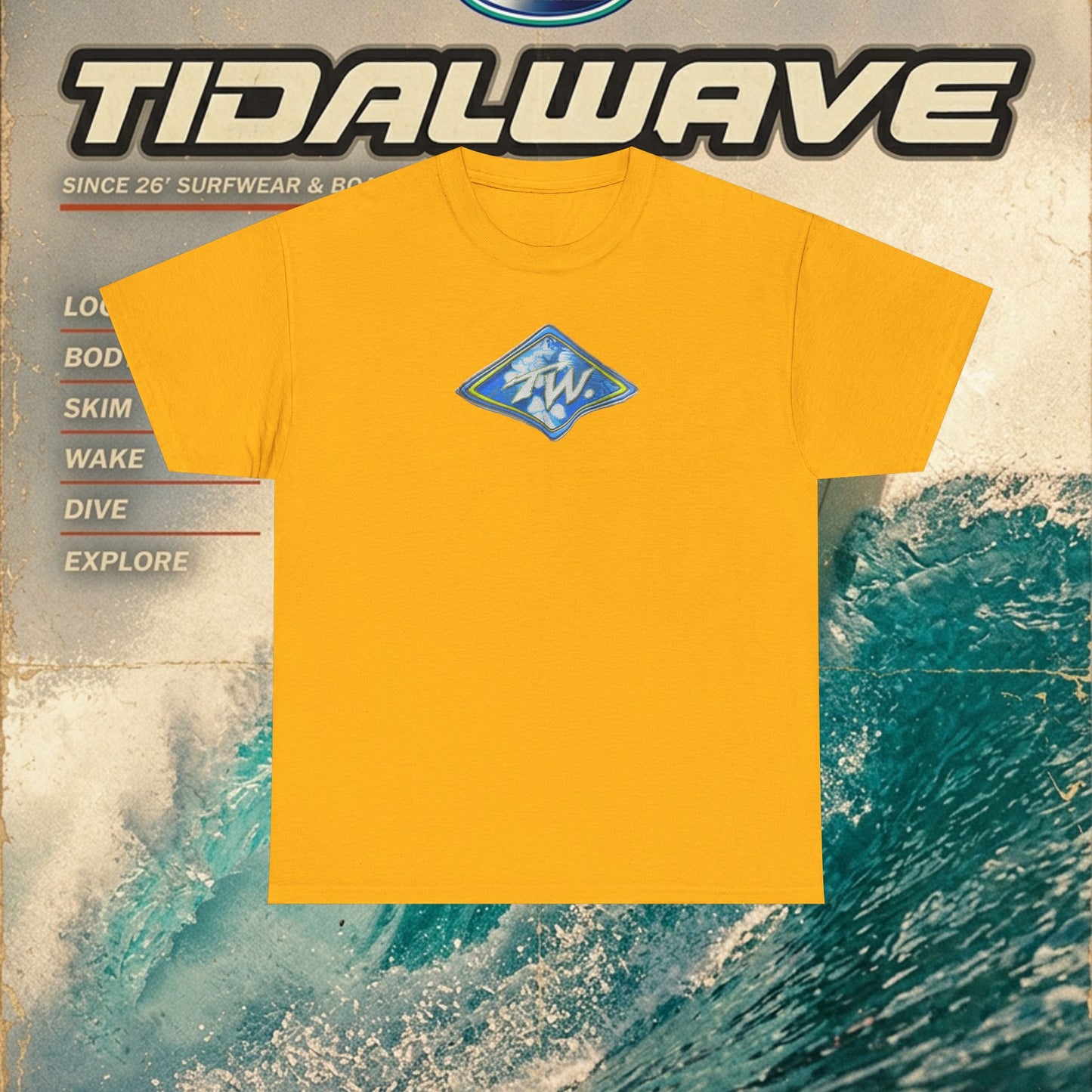 TW - "Flowers Surf" - Tee