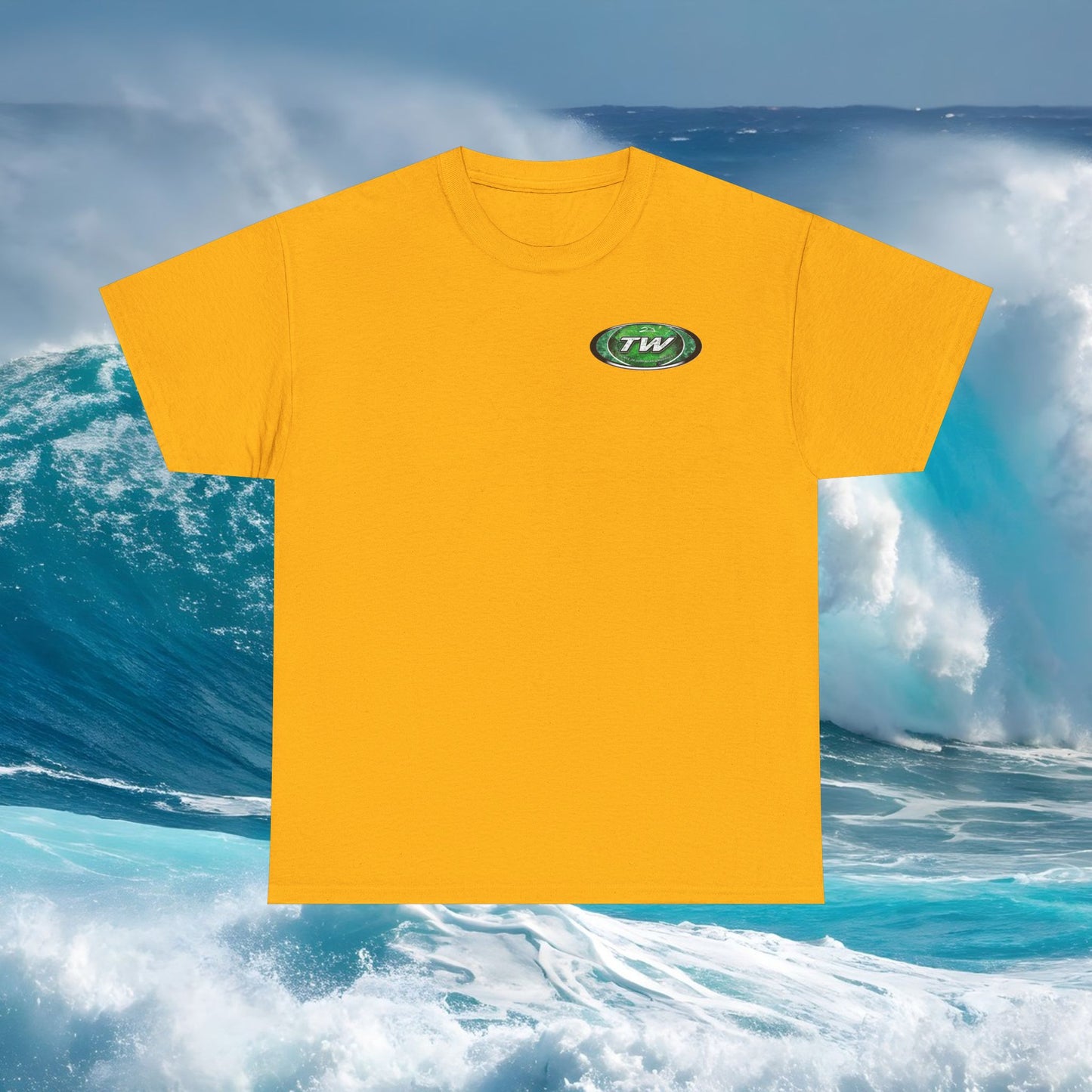 Green Oval 'Tidalwayzz' Logo - Tee
