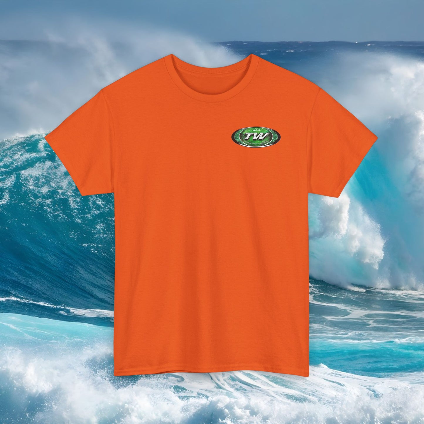 Green Oval 'Tidalwayzz' Logo - Tee