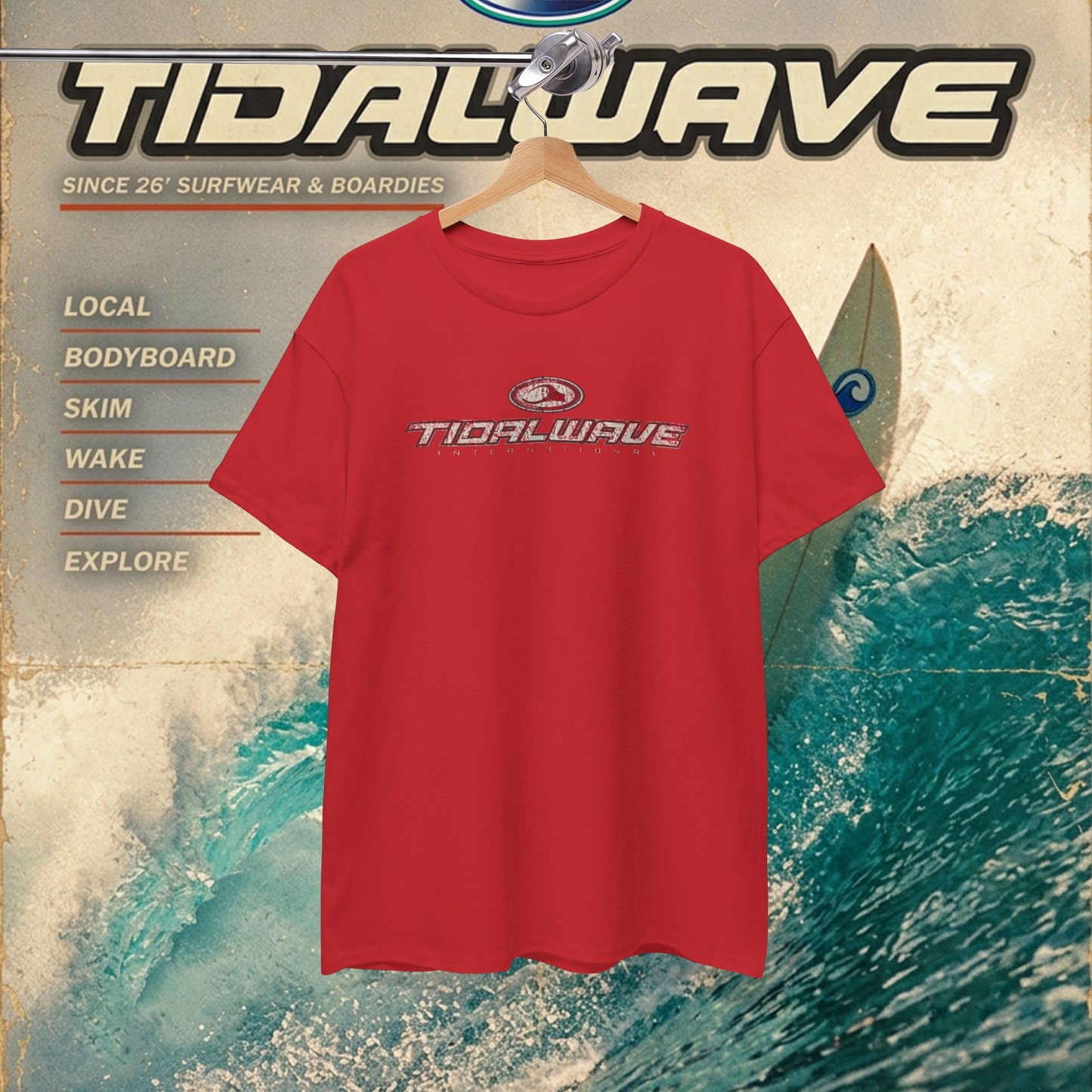 Tidalwave "Distressed International" - Tee