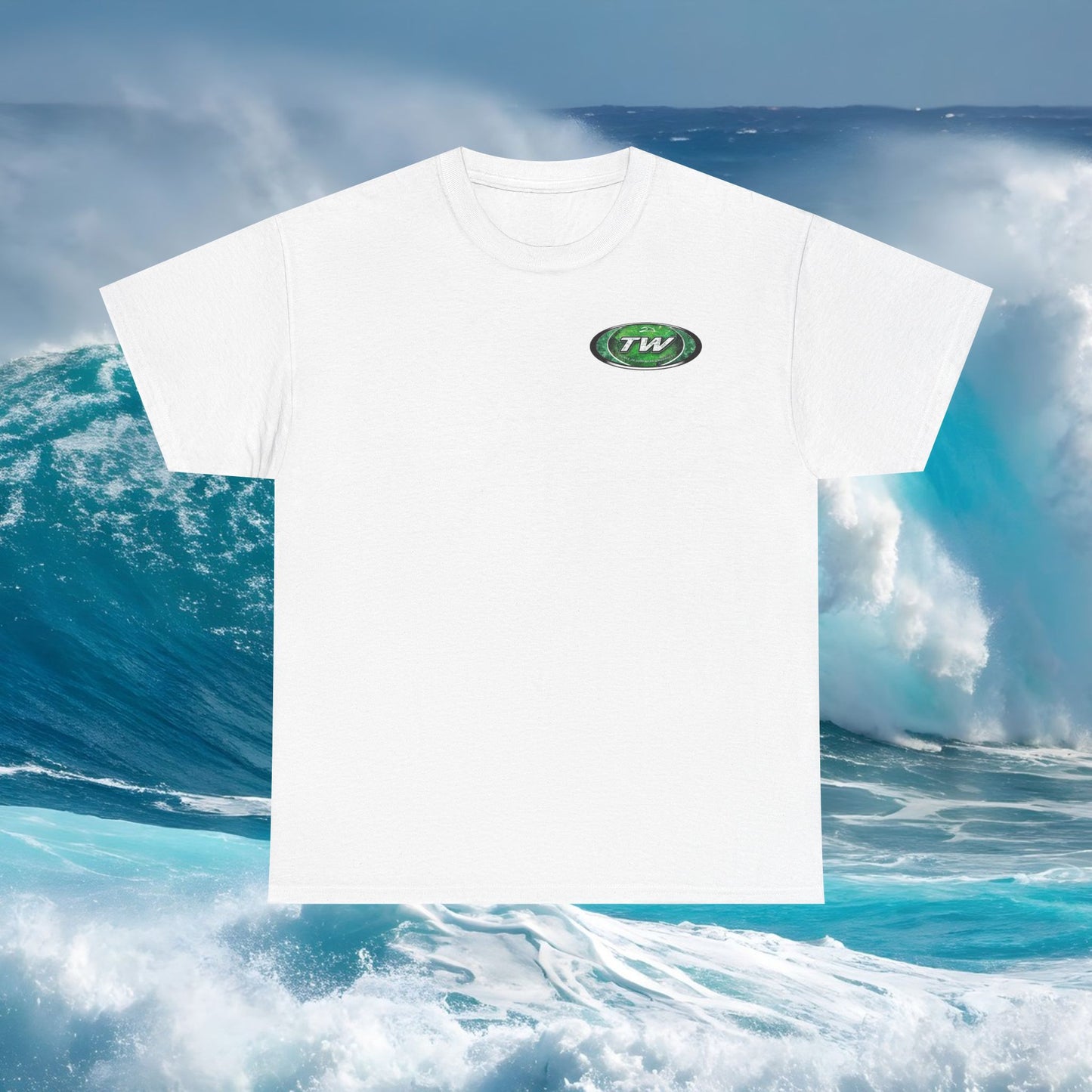 Green Oval 'Tidalwayzz' Logo - Tee