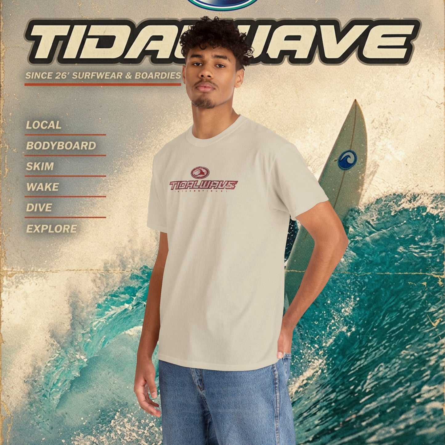 Tidalwave "Distressed International" - Tee