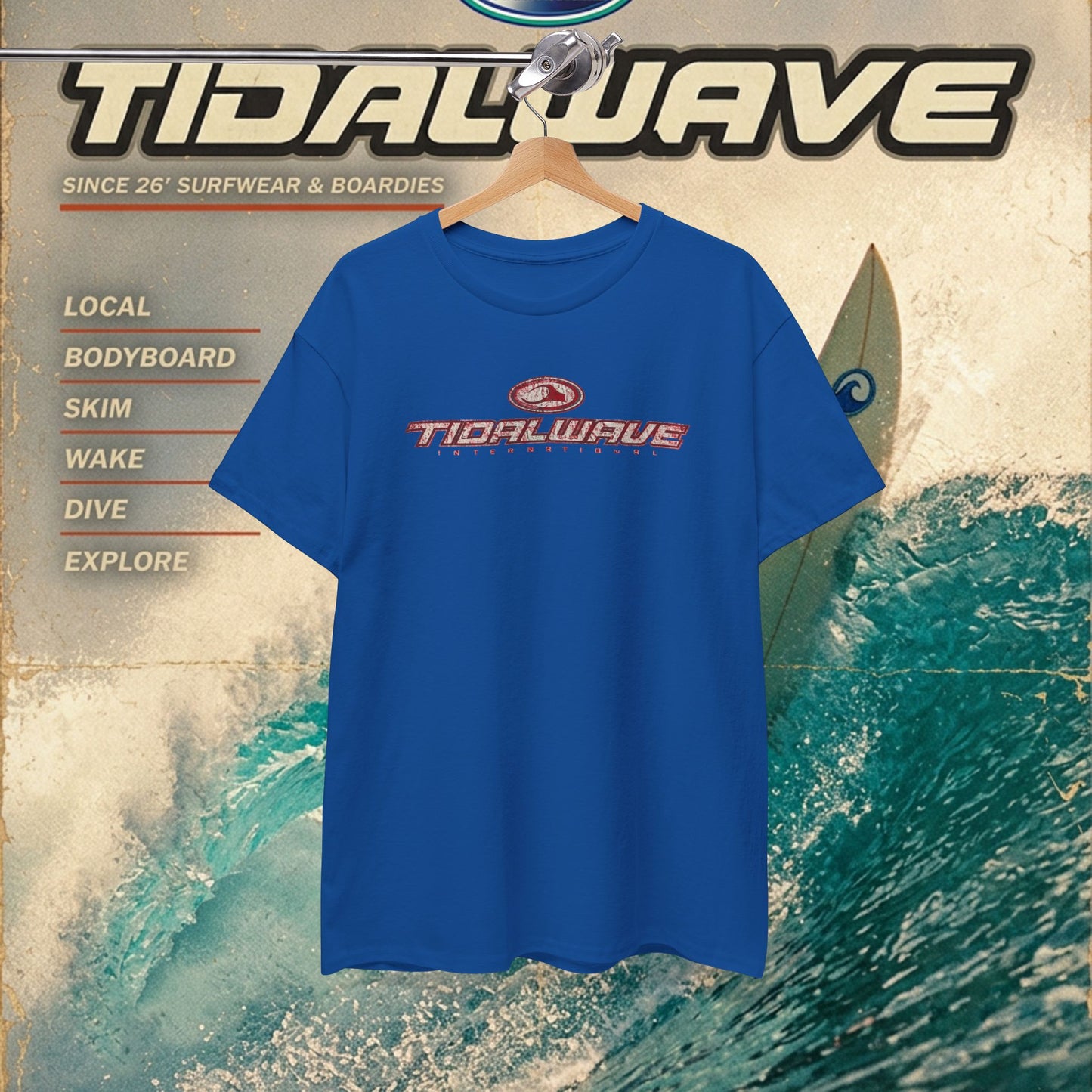 Tidalwave "Distressed International" - Tee