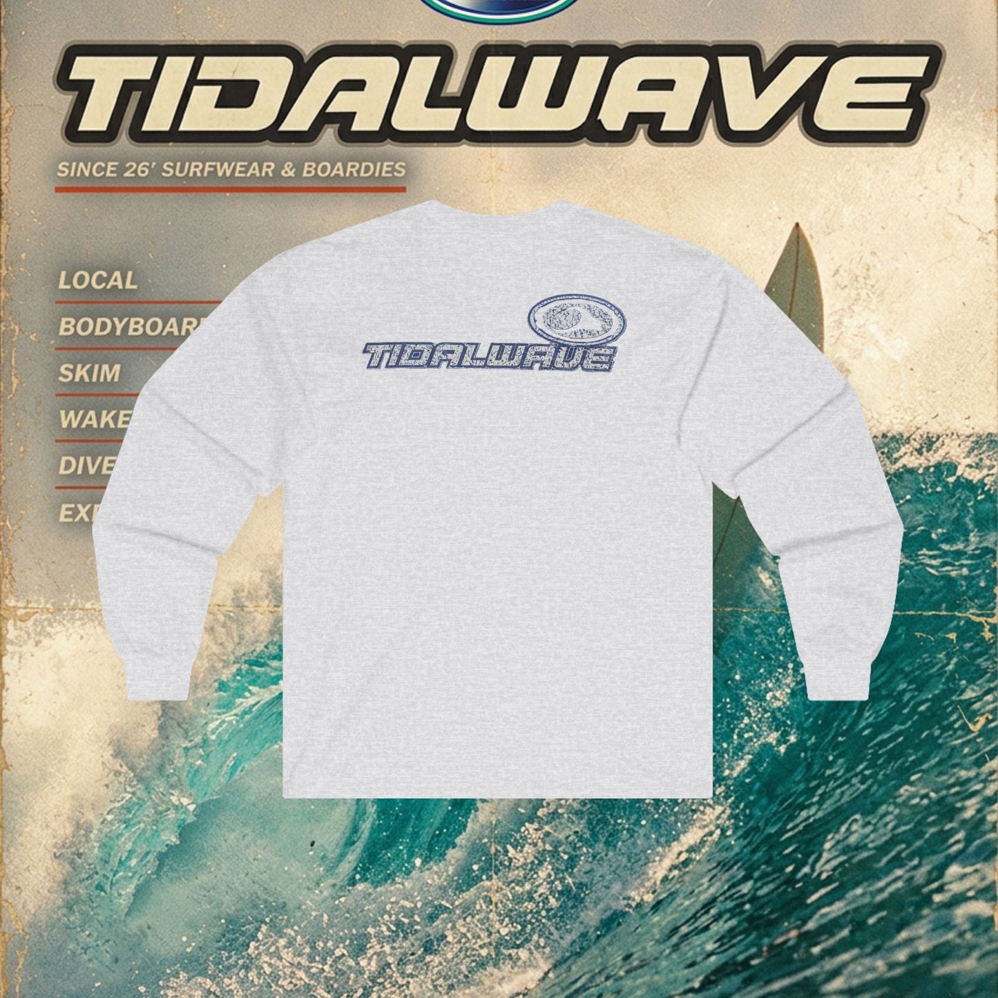 Tidalwave 'Faded Graphics' - longsleeve