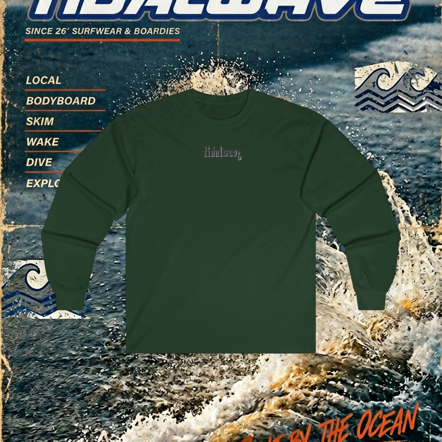 Tidalwave 'Minimalist Crest Logo' - Longsleeve