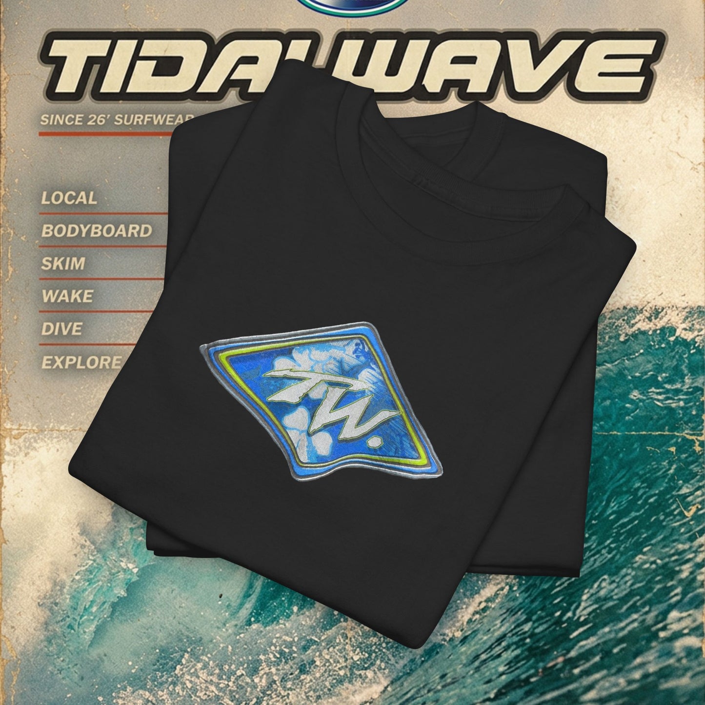 TW - "Flowers Surf" - Tee