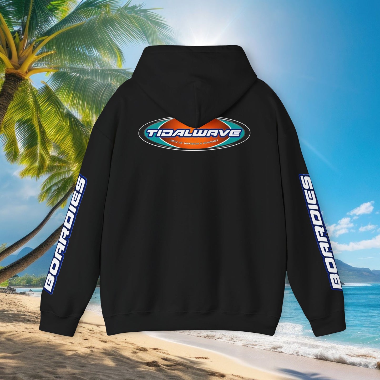 'TIDALWAVE' Logo & 'BOARDIES' Sleeve Pullover