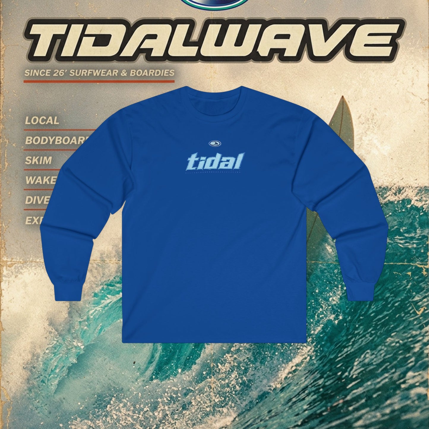 Tidal Wave "Minimal Blue" - Tee
