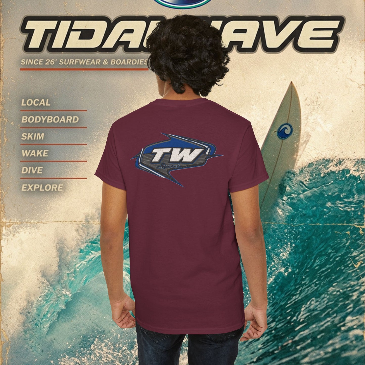 Tidalwave 'TW Sport' Logo Tee