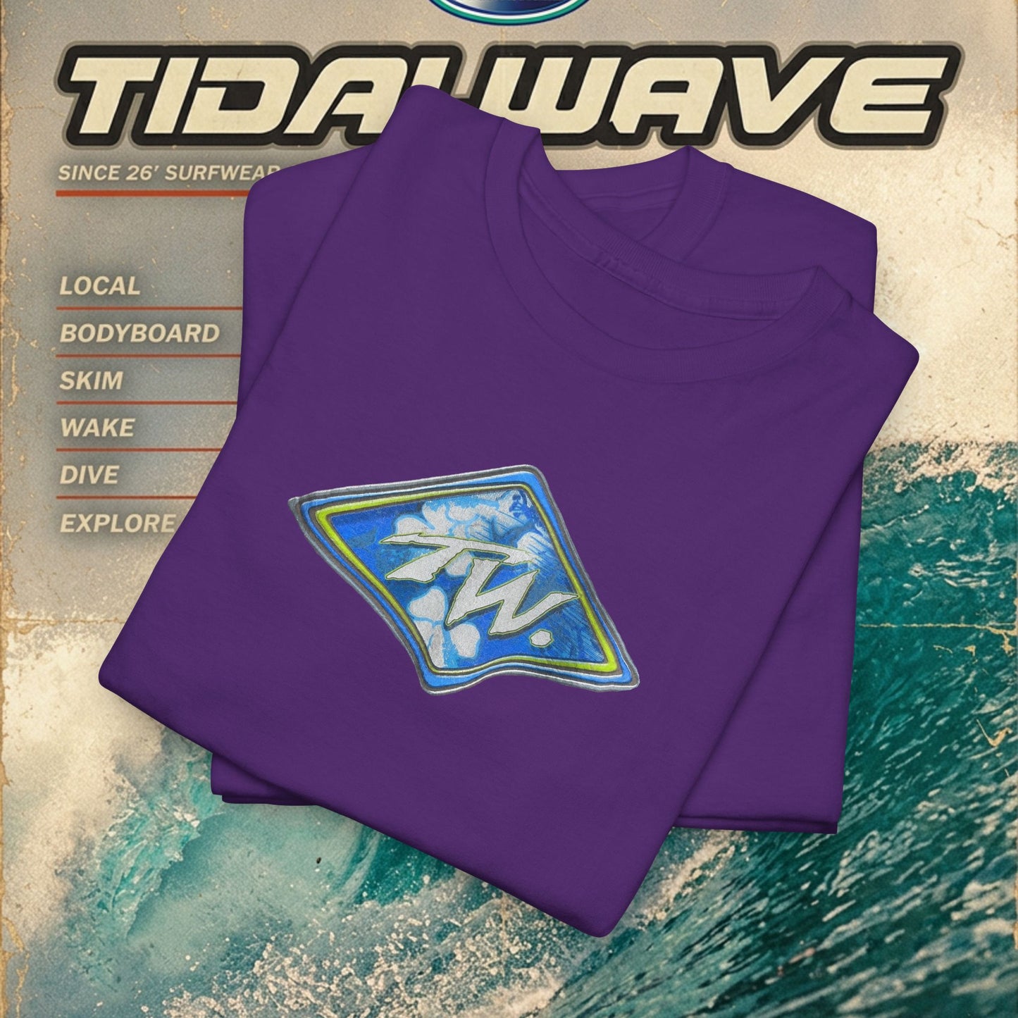TW - "Flowers Surf" - Tee