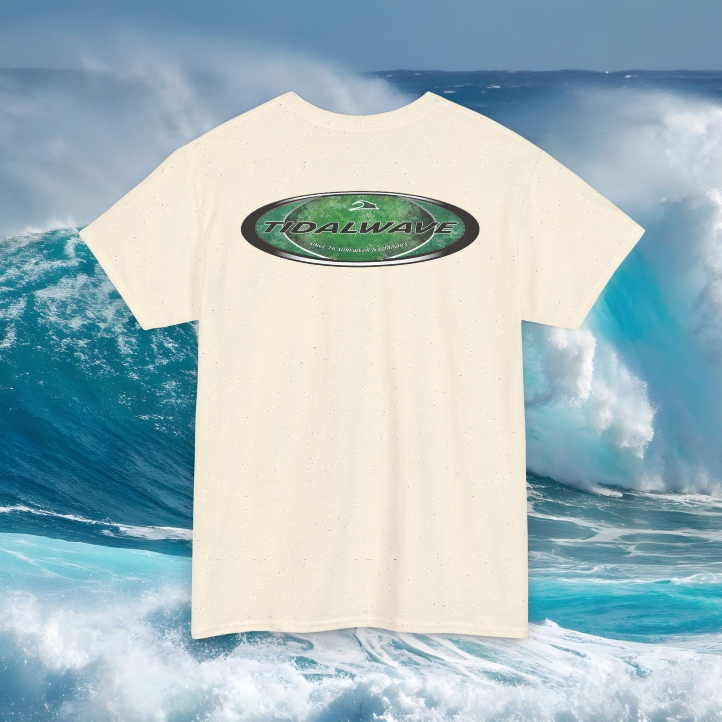 Green Oval 'Tidalwayzz' Logo - Tee