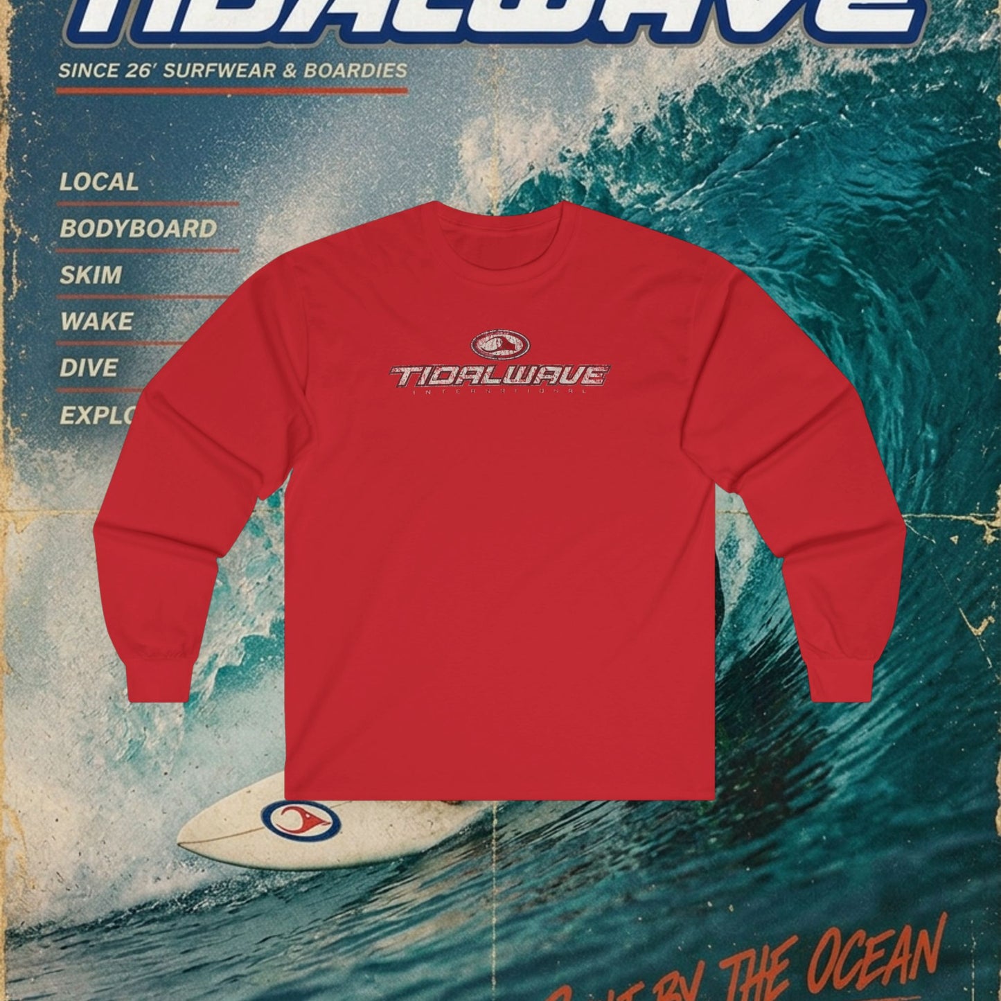 Tidalwave "Distressed International" - Longsleeve