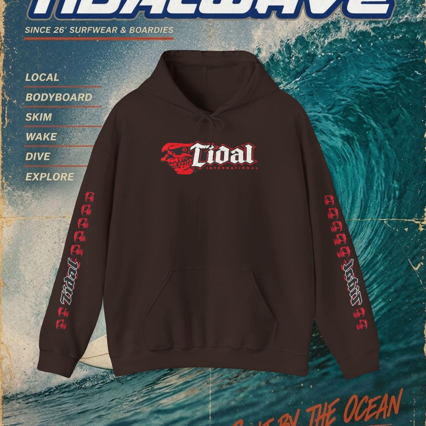 TD "Ocean skulls" - Hoodie