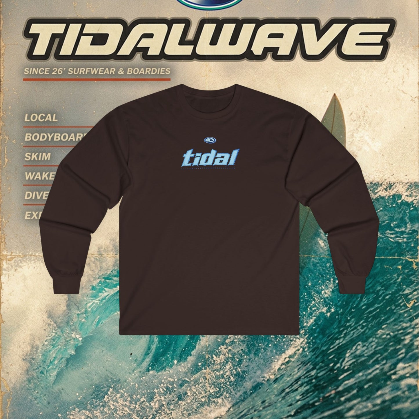 Tidal Wave "Minimal Blue" - Tee