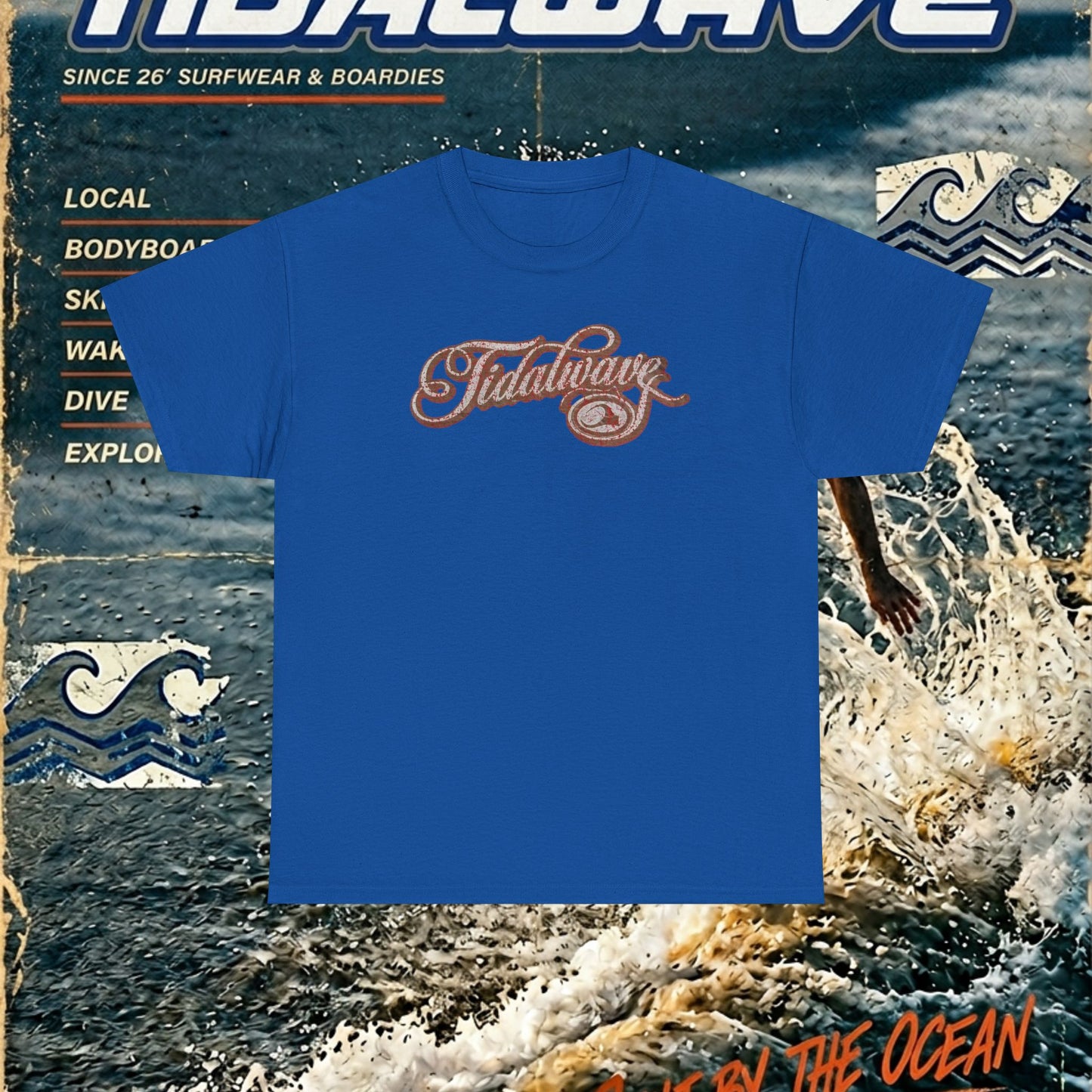 Vintage 'Tidalwave' Script - Tee