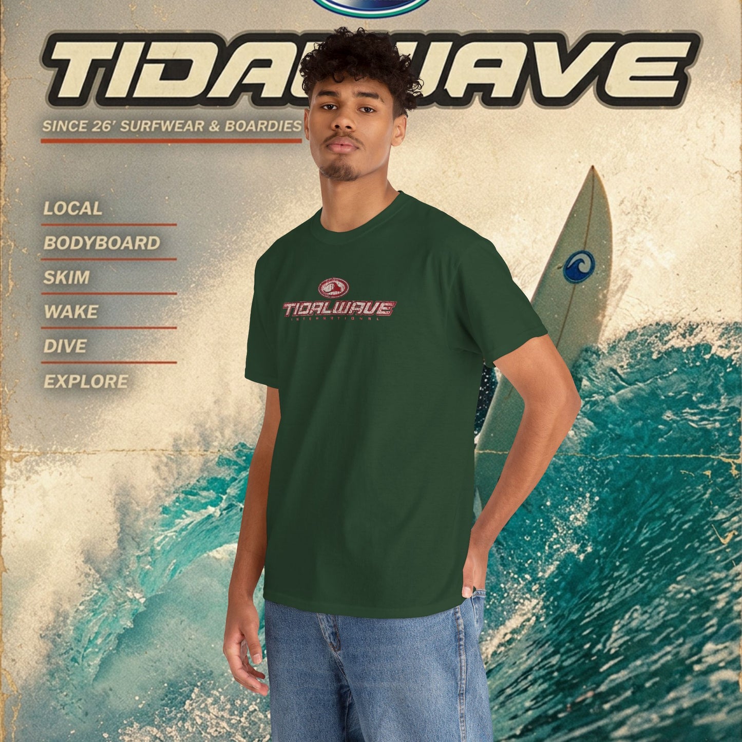 Tidalwave "Distressed International" - Tee