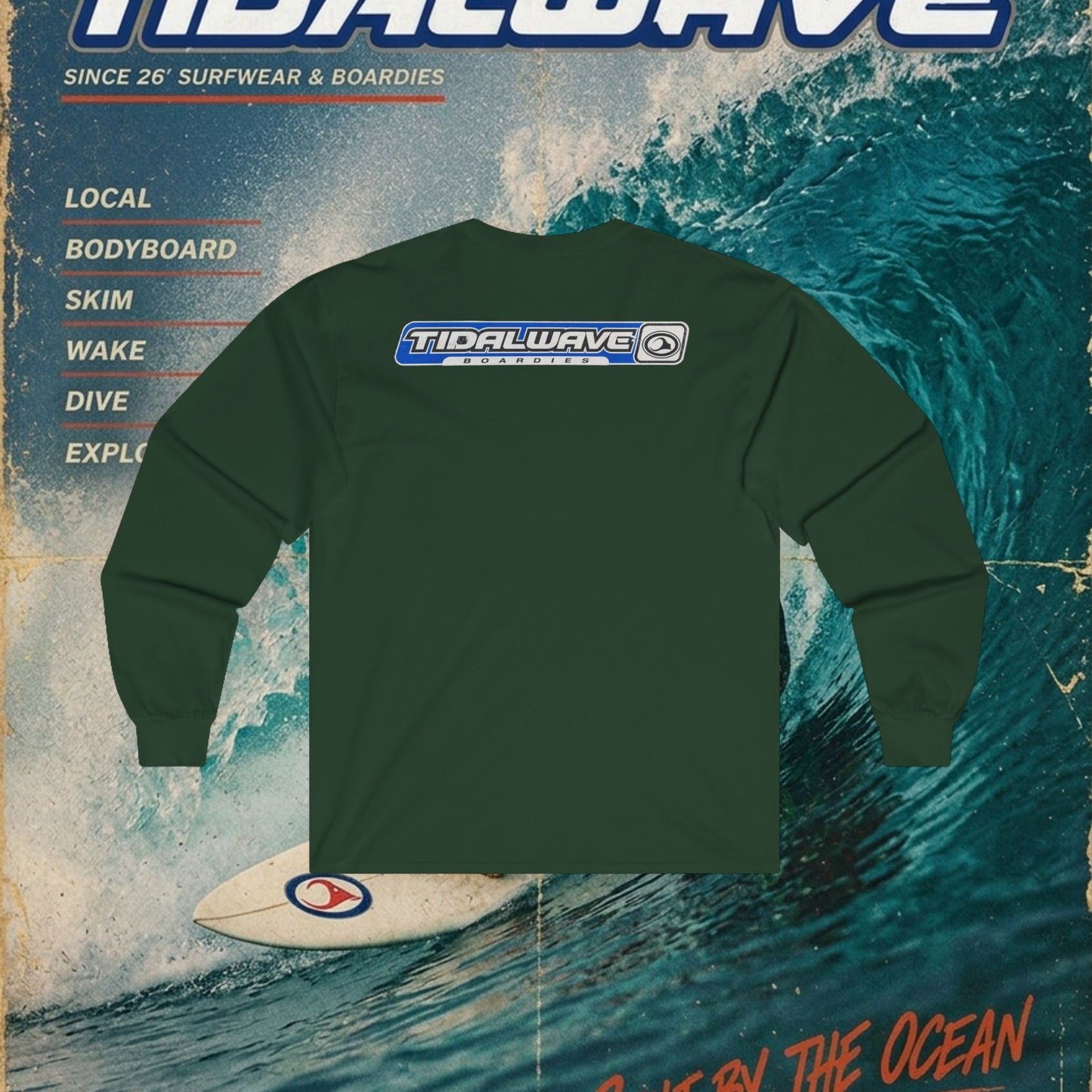 TidalWave "Blue and White" Bar logo - Tee