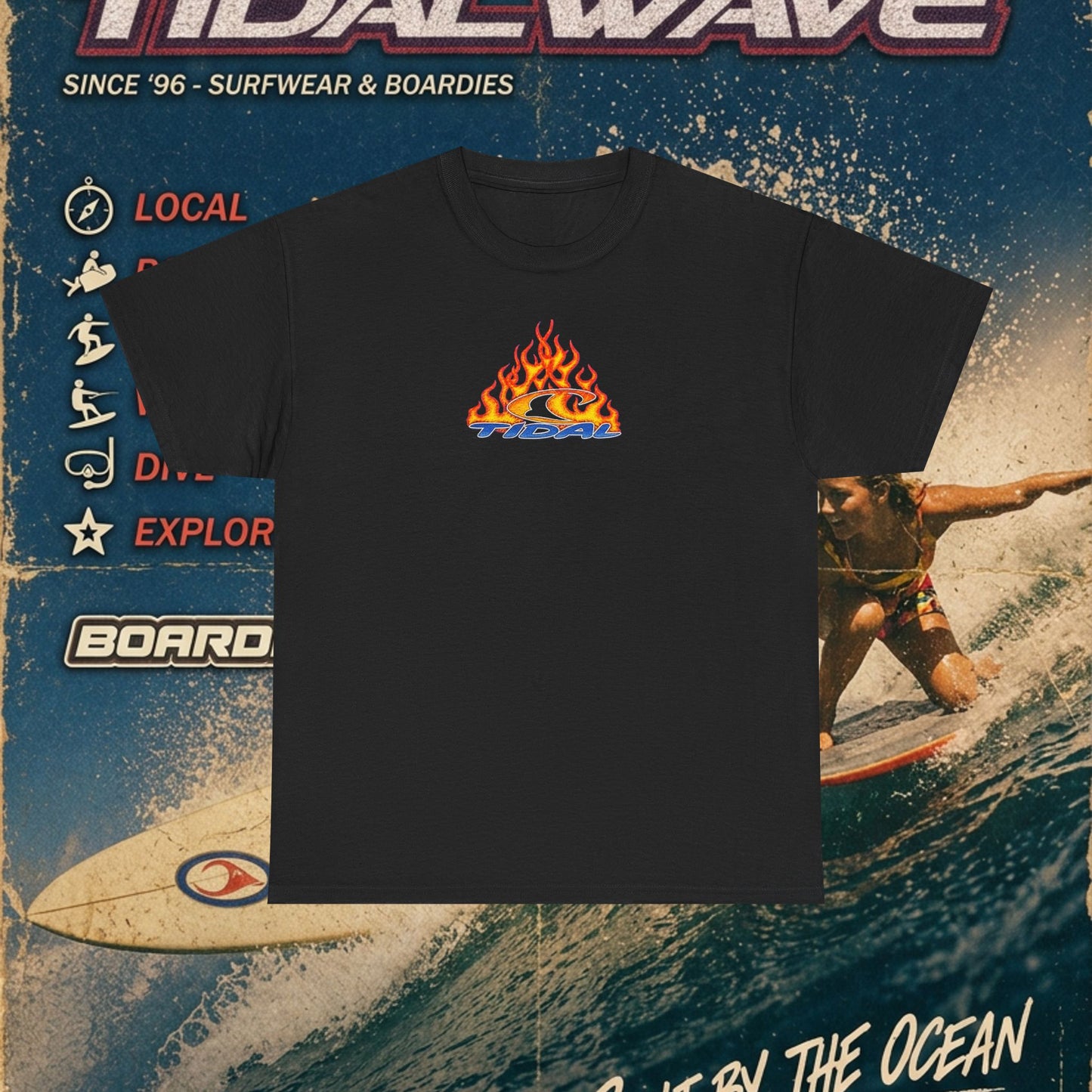 Tidal 'Flames' - Tee