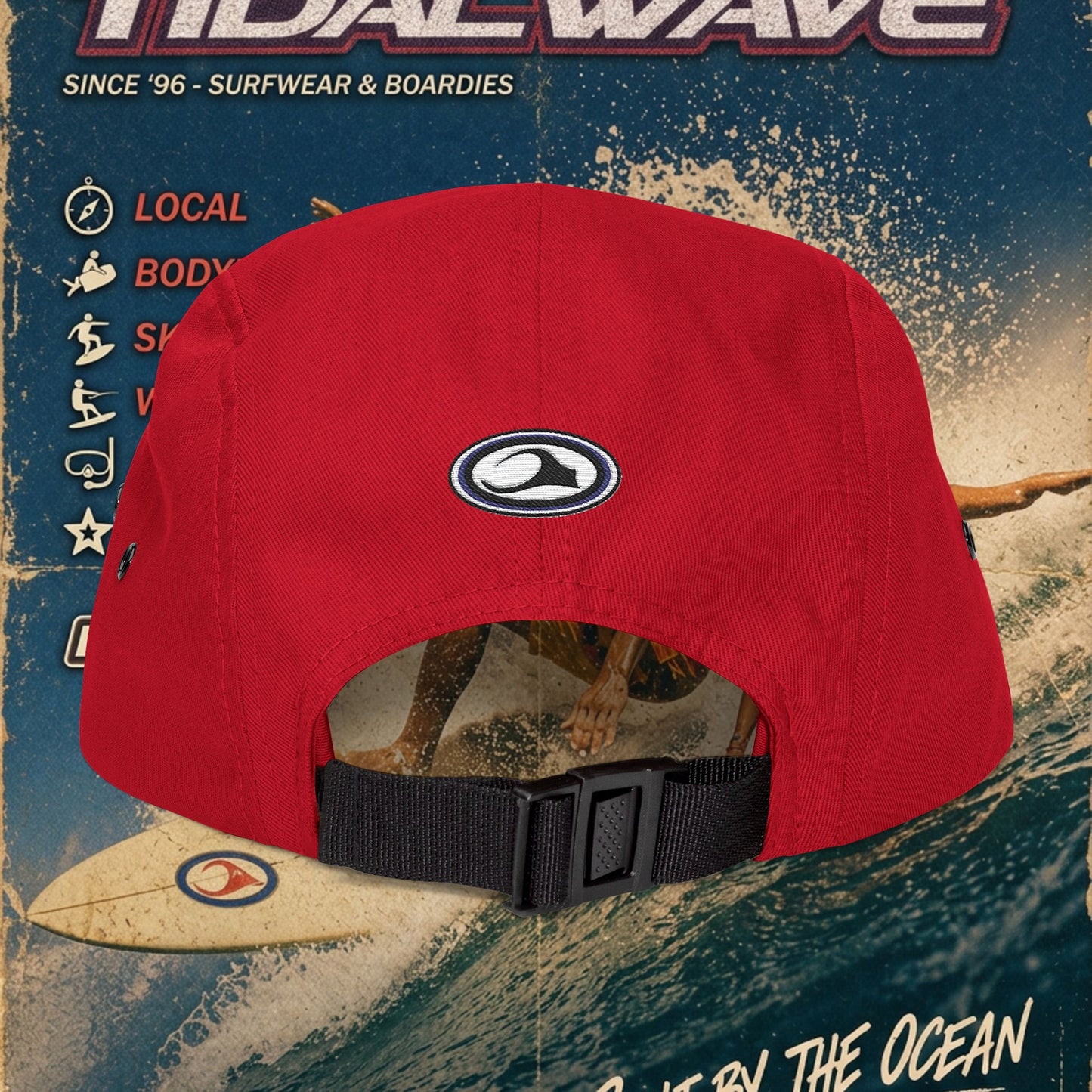 Tidalwave Embroidered 5-Panel Cap
