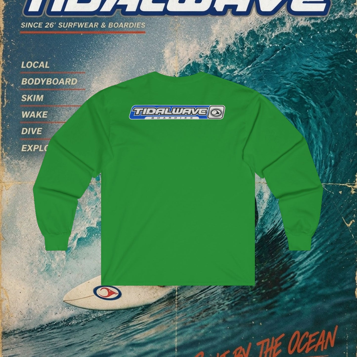 TidalWave "Blue and White" Bar logo - Tee
