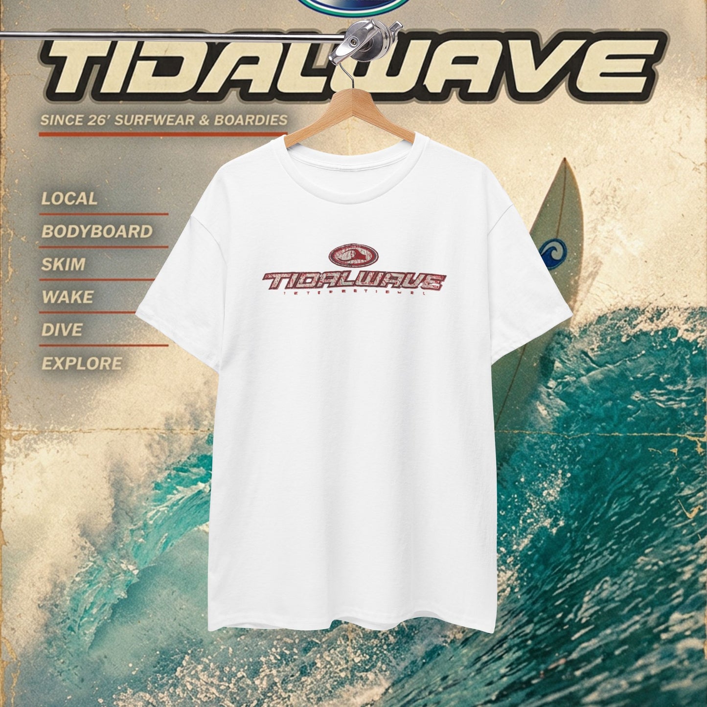 Tidalwave "Distressed International" - Tee