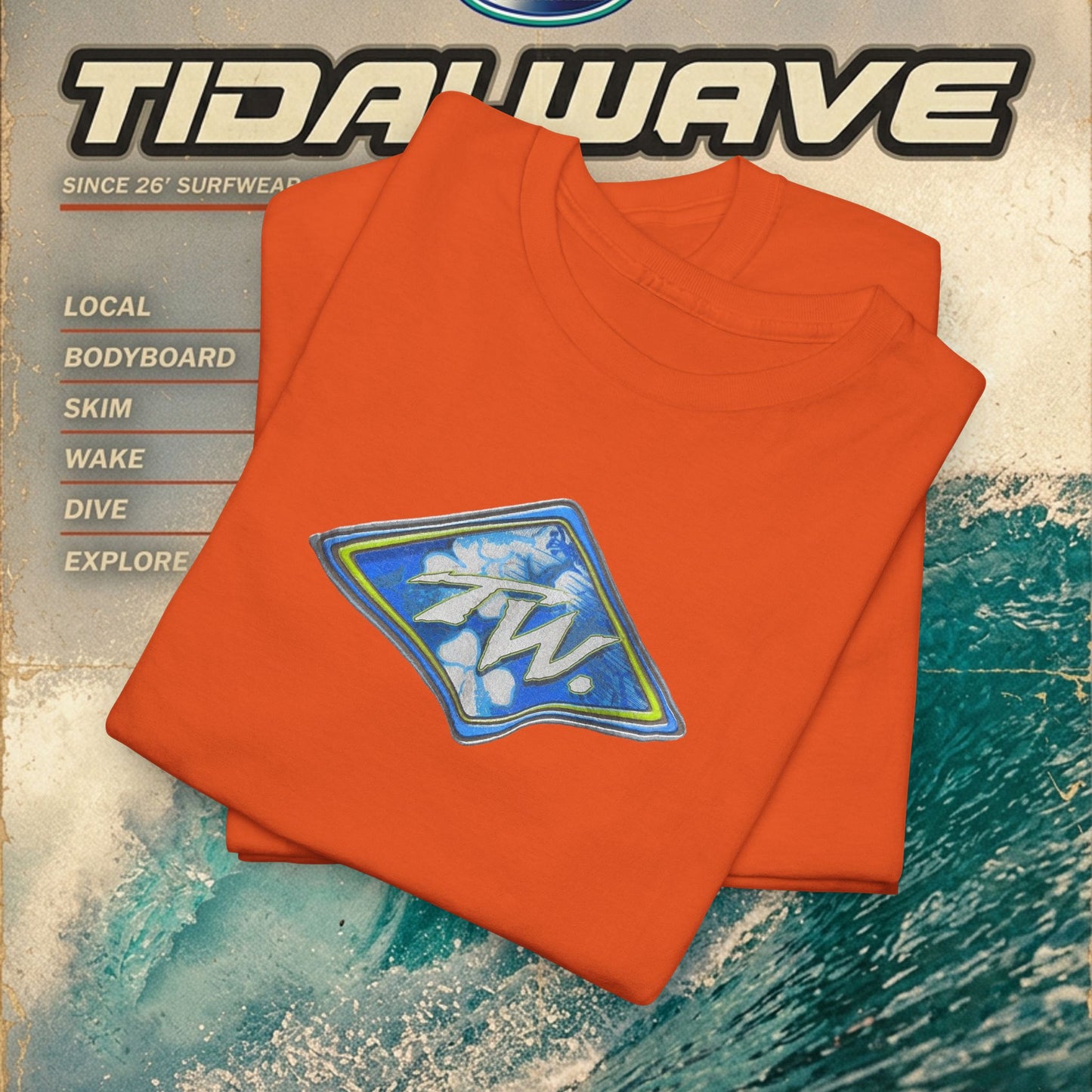 TW - "Flowers Surf" - Tee