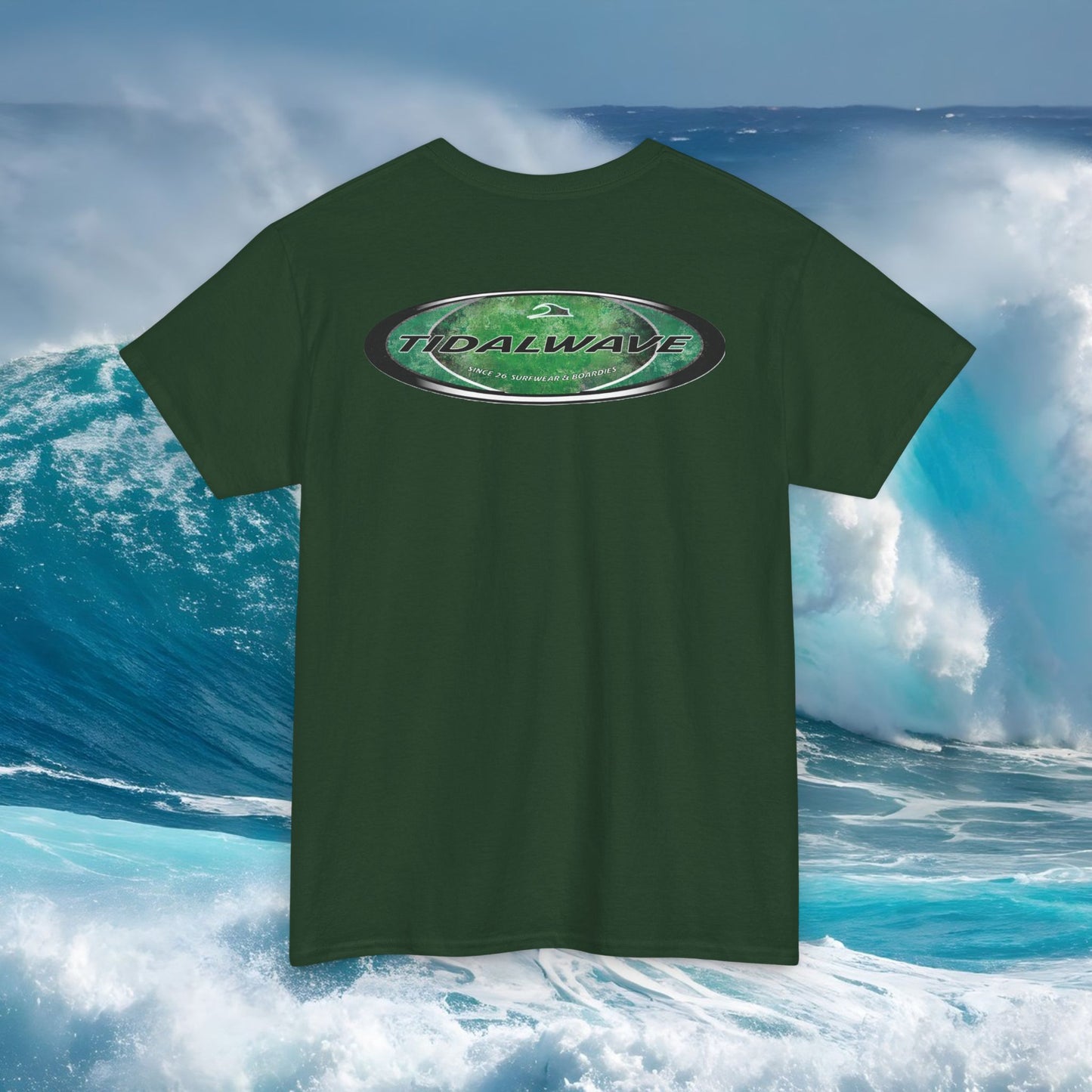 Green Oval 'Tidalwayzz' Logo - Tee