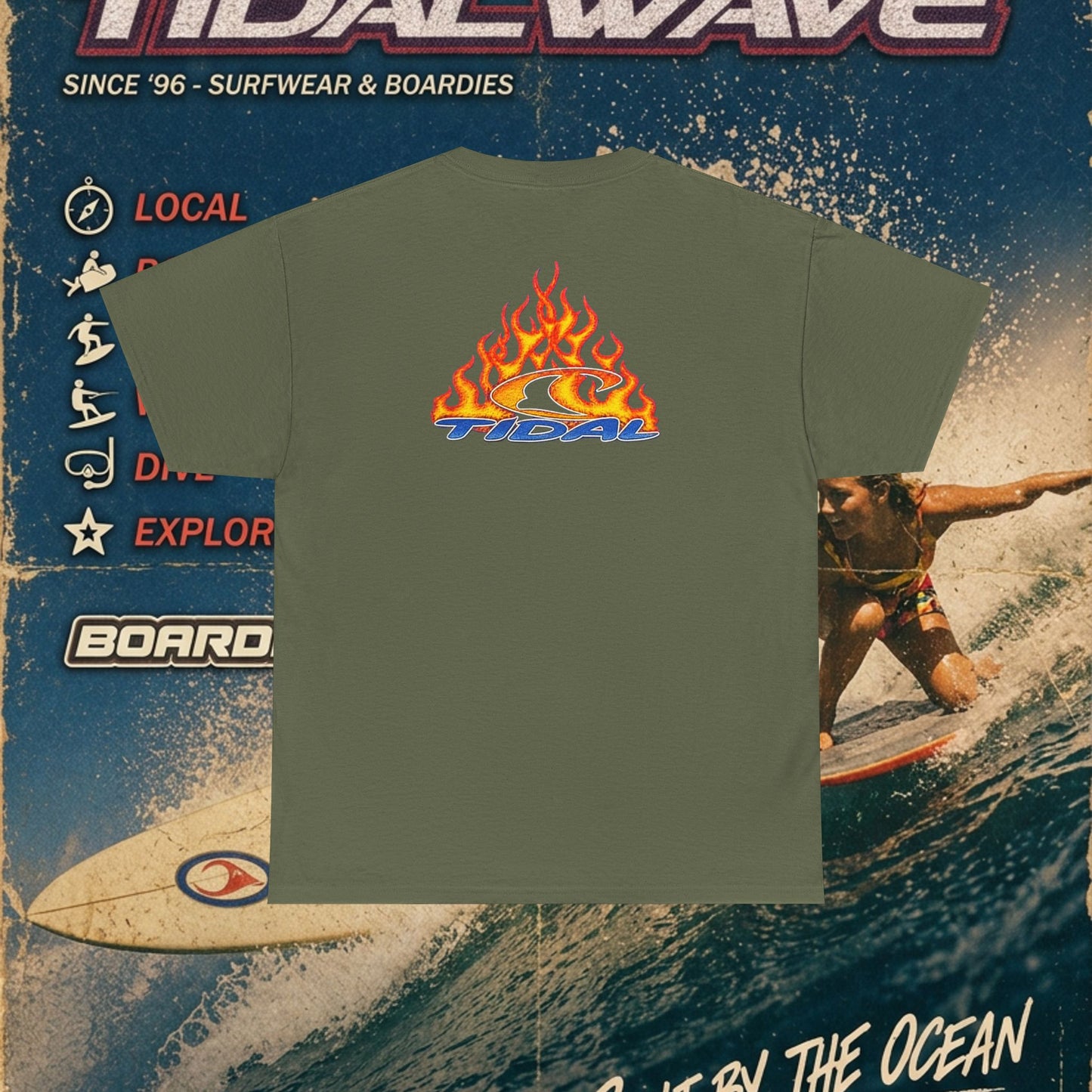 Tidal 'Flames' - Tee