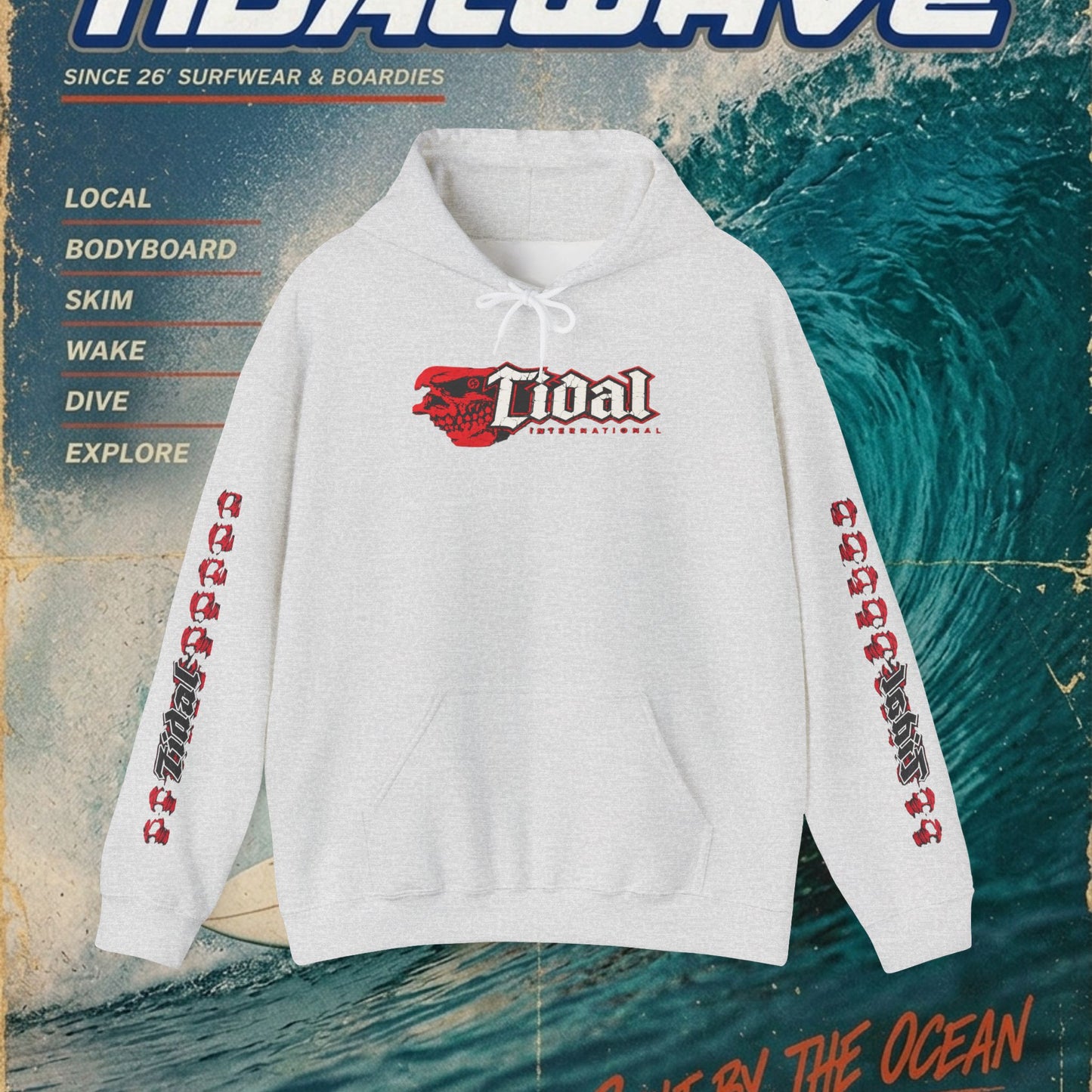 TD "Ocean skulls" - Hoodie