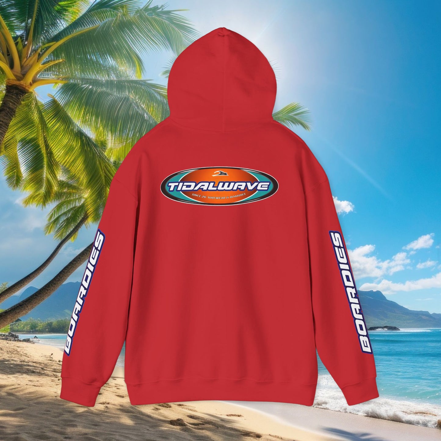 'TIDALWAVE' Logo & 'BOARDIES' Sleeve Pullover