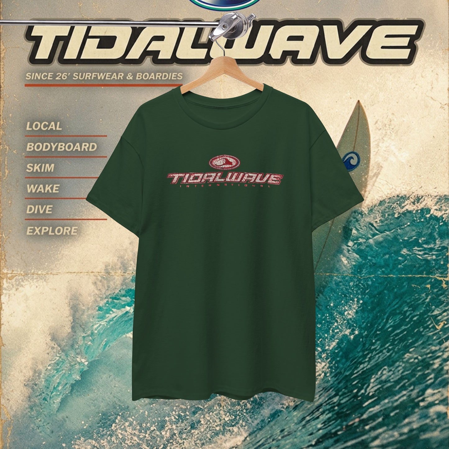 Tidalwave "Distressed International" - Tee