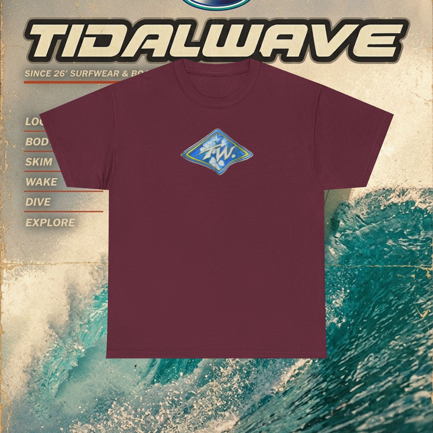 TW - "Flowers Surf" - Tee