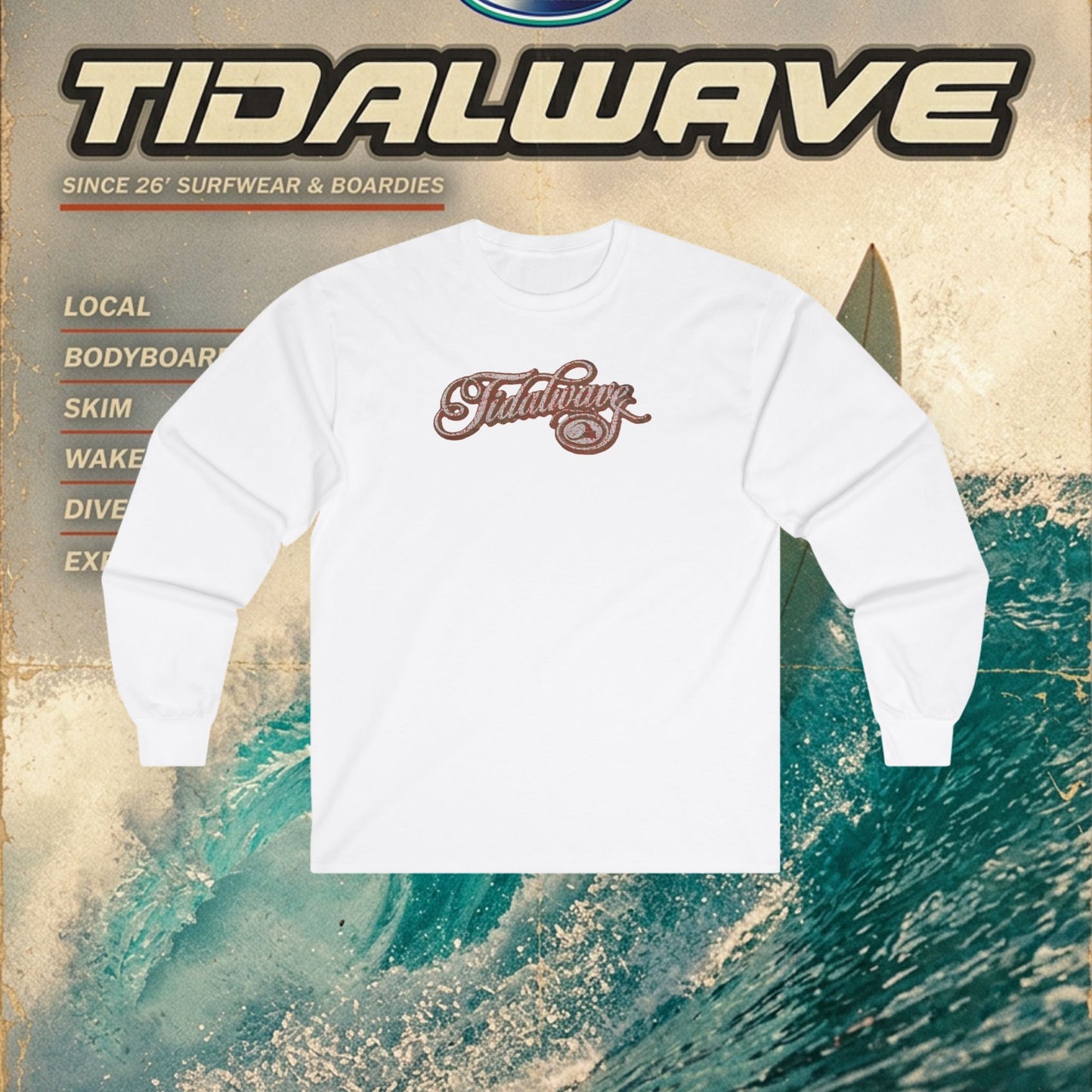 Vintage 'Tidalwave' Script - Tee