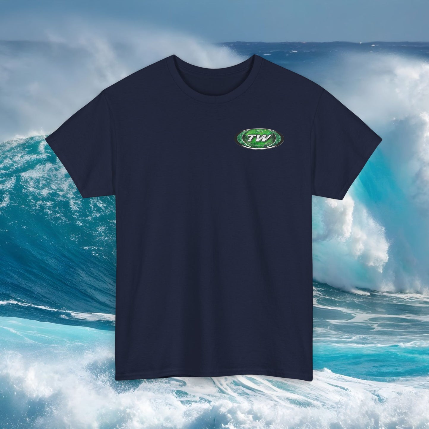 Green Oval 'Tidalwayzz' Logo - Tee