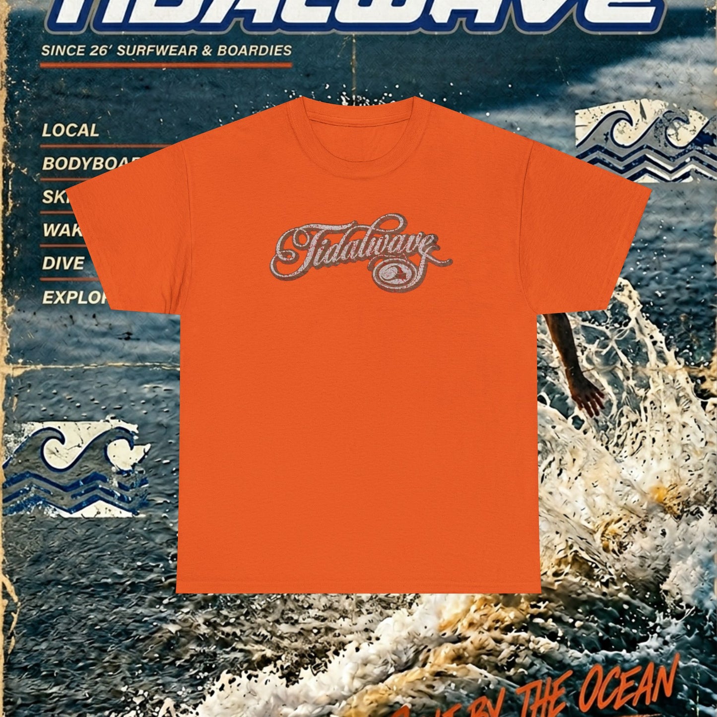 Vintage 'Tidalwave' Script - Tee