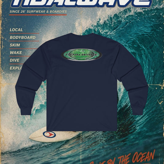 Green Oval 'Tidalwayzz' Logo - longsleeve