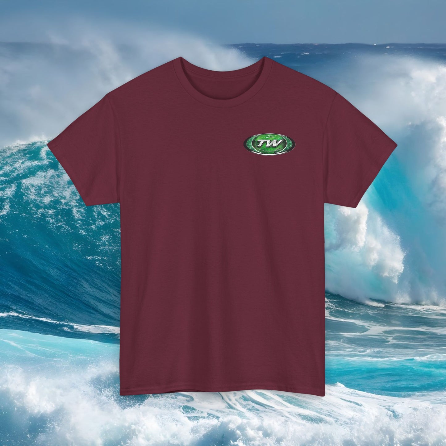 Green Oval 'Tidalwayzz' Logo - Tee