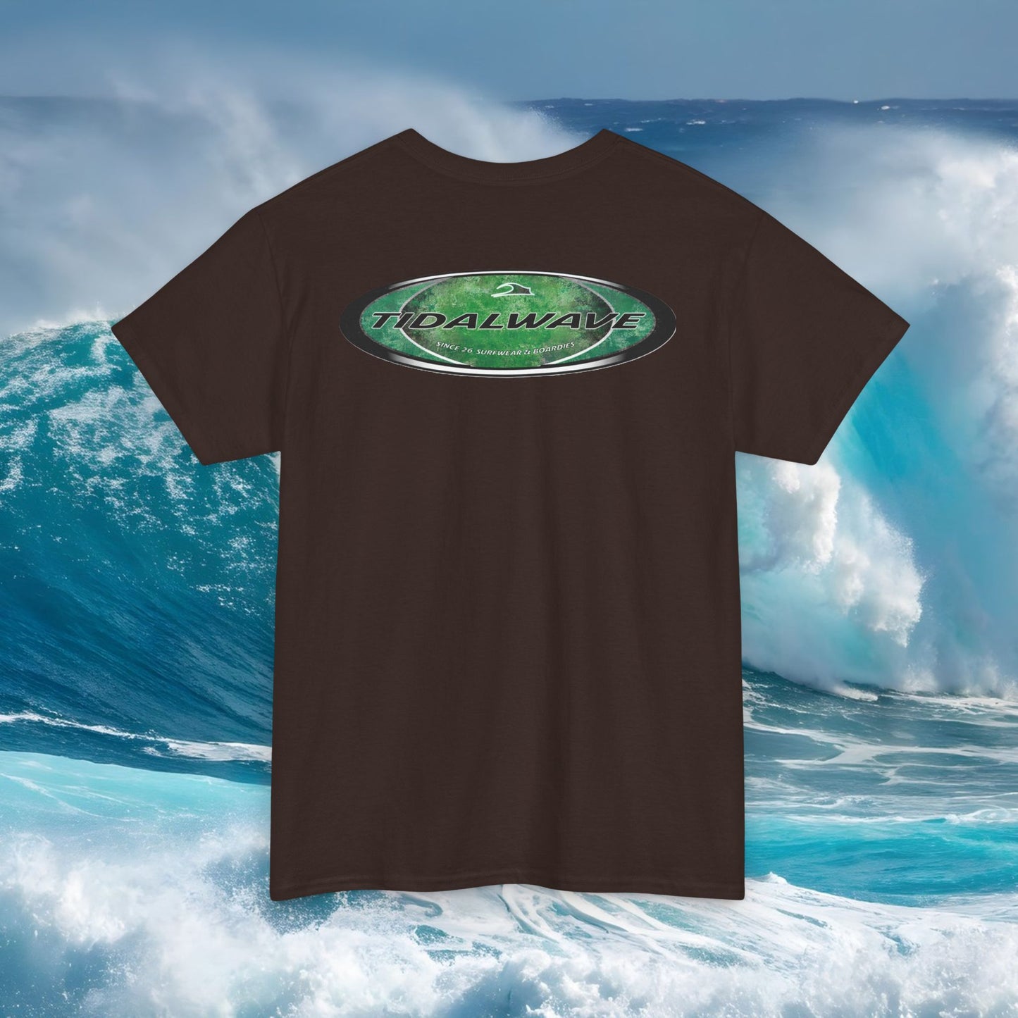Green Oval 'Tidalwayzz' Logo - Tee