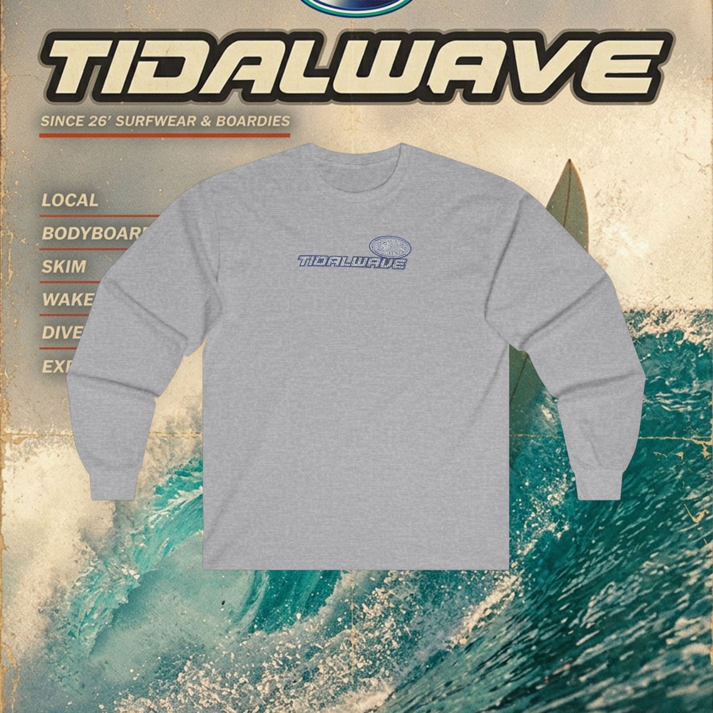 Tidalwave 'Faded Graphics' - longsleeve